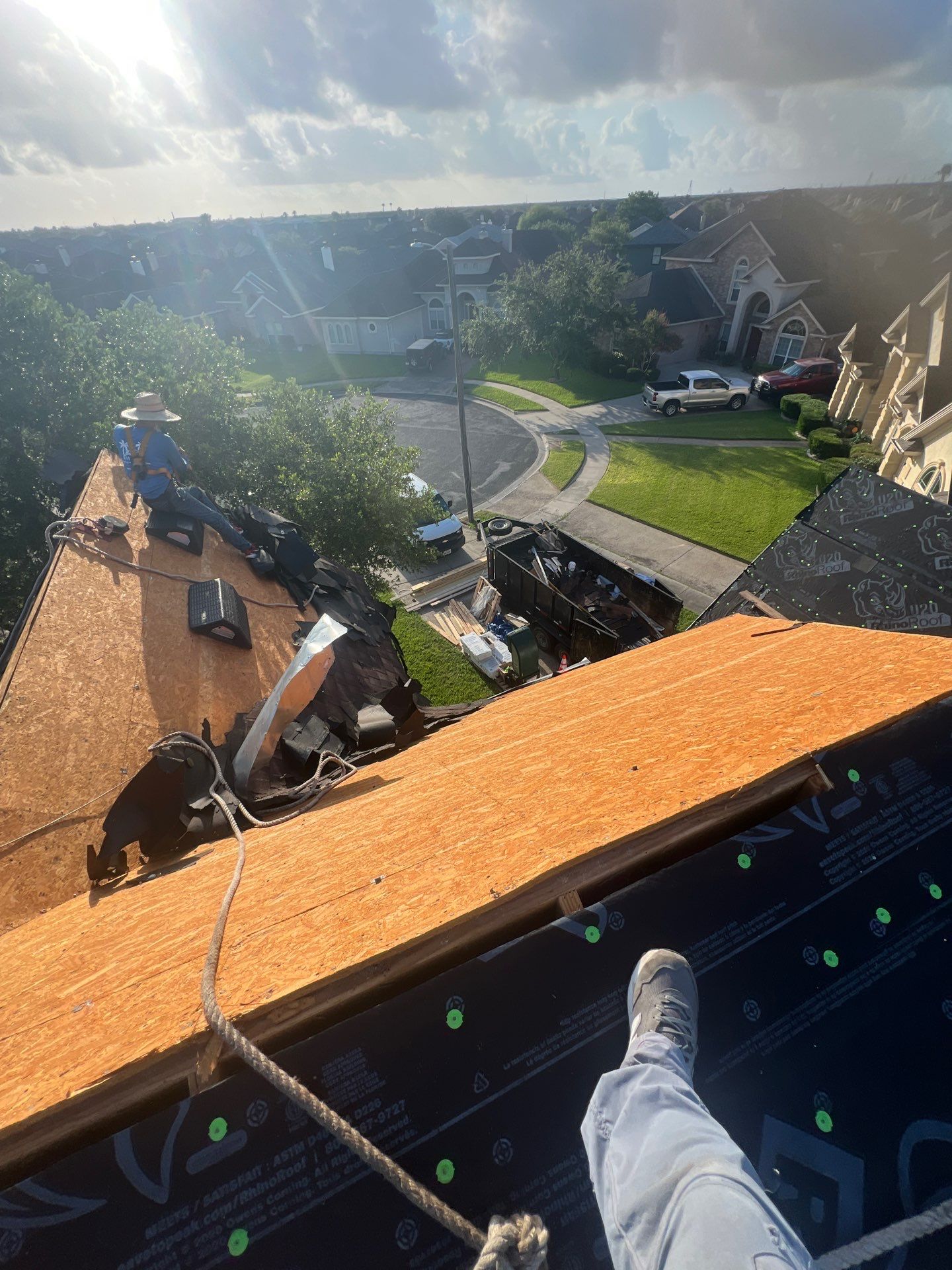 Steep and High...Let's get It! by Bayfront Roofing and Construction