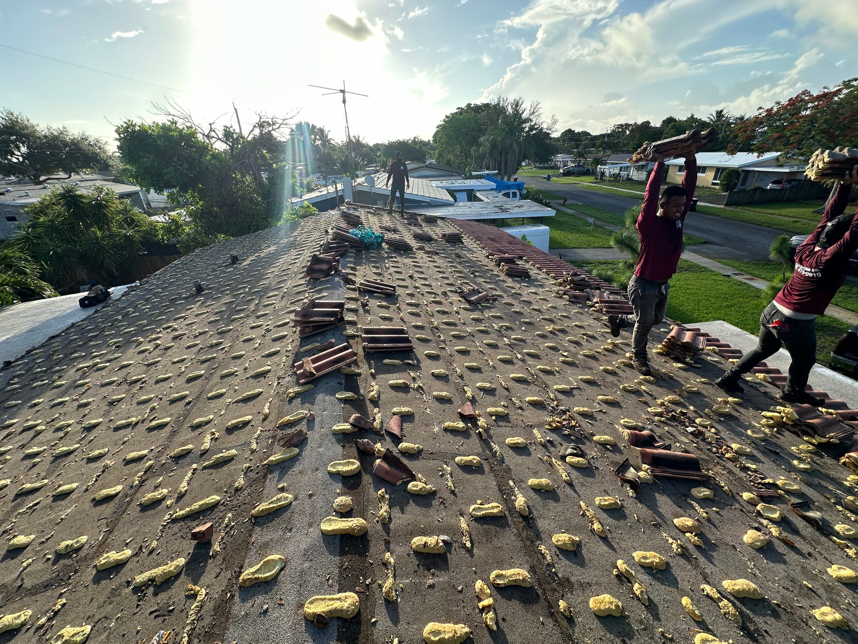Residential Roofing Installation using Polyglass XFR and Polyanchor by Nast Roofing
