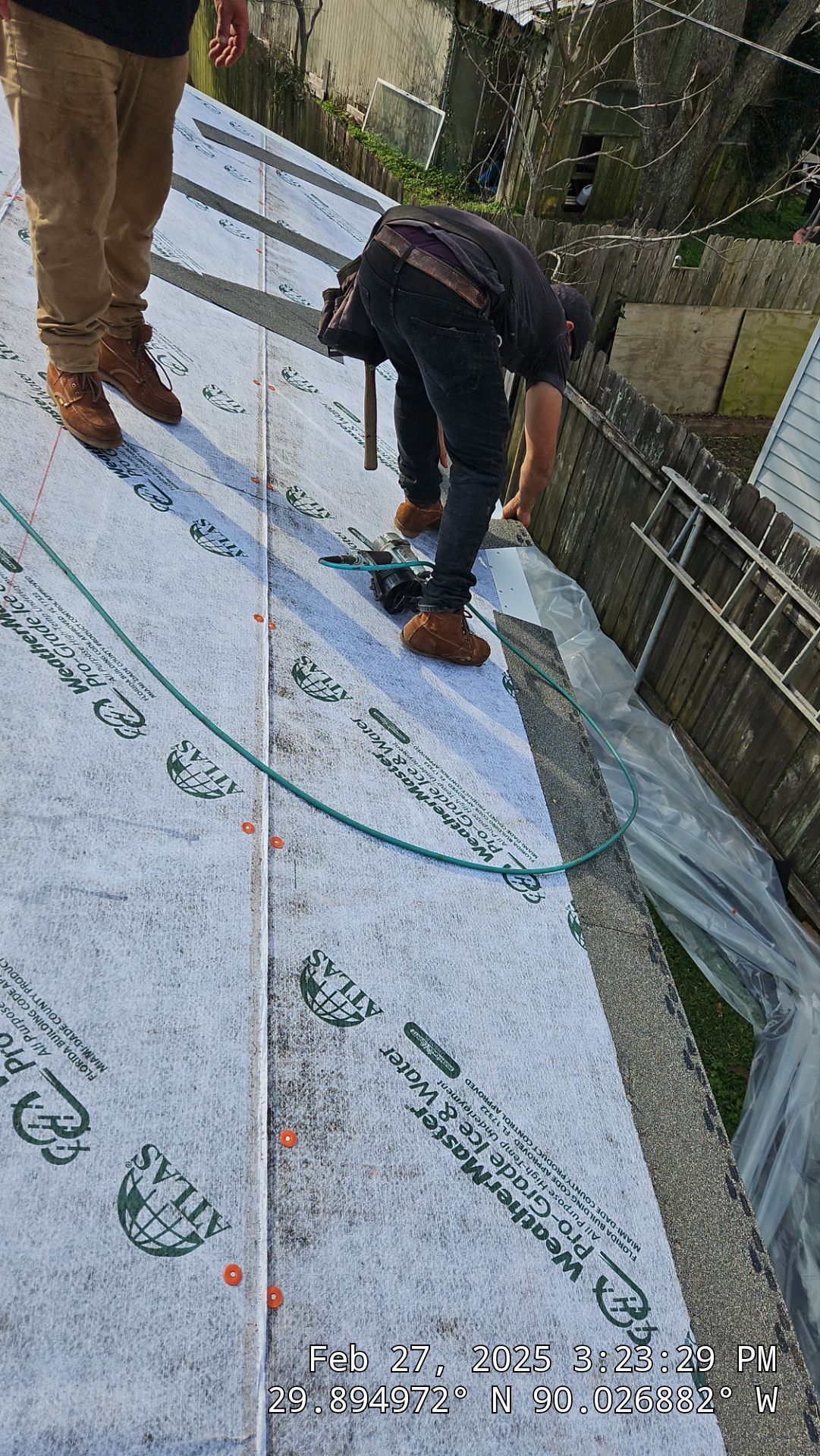 Project in Gretna by Robertson Roofing & Siding Inc