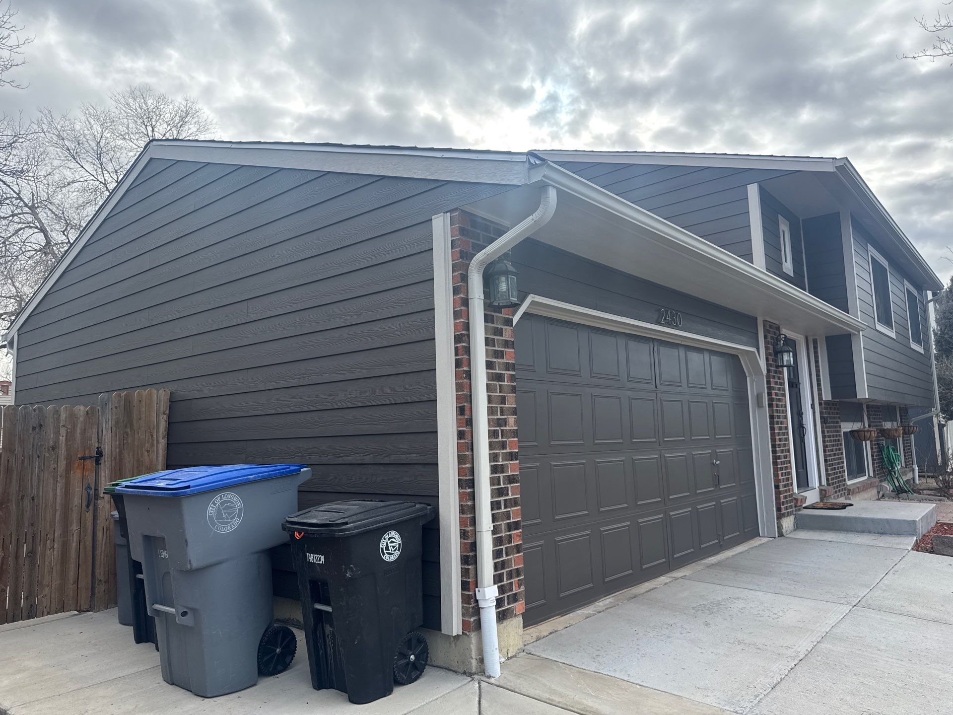 Project in Longmont by Ideal Siding Boulder
