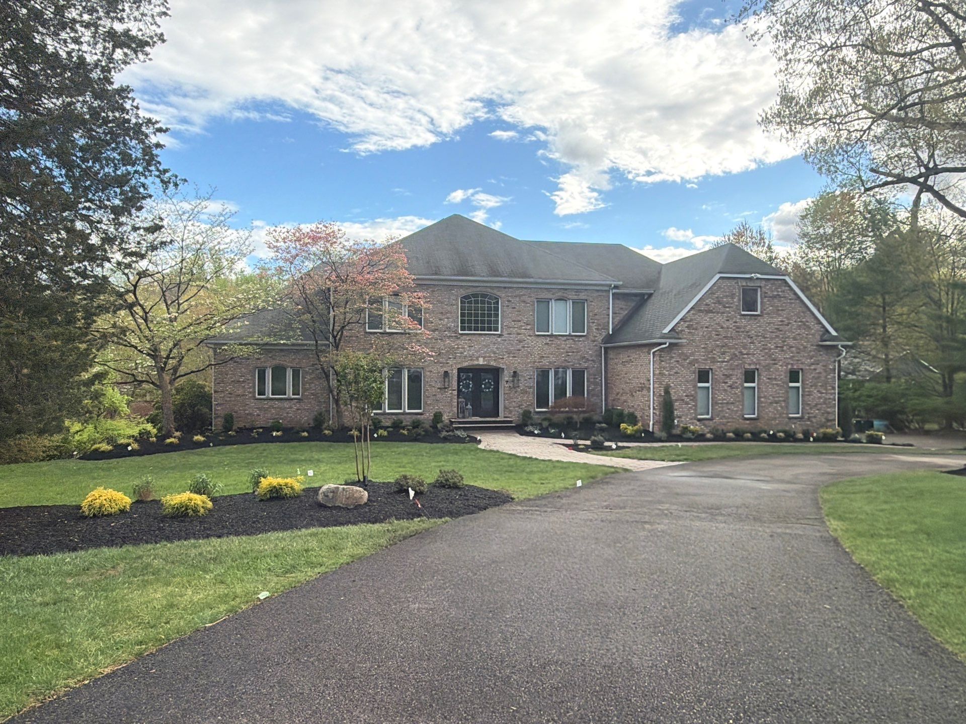 Landscape Renovation Front Planting and Lighting by K Macken Landscaping LLC