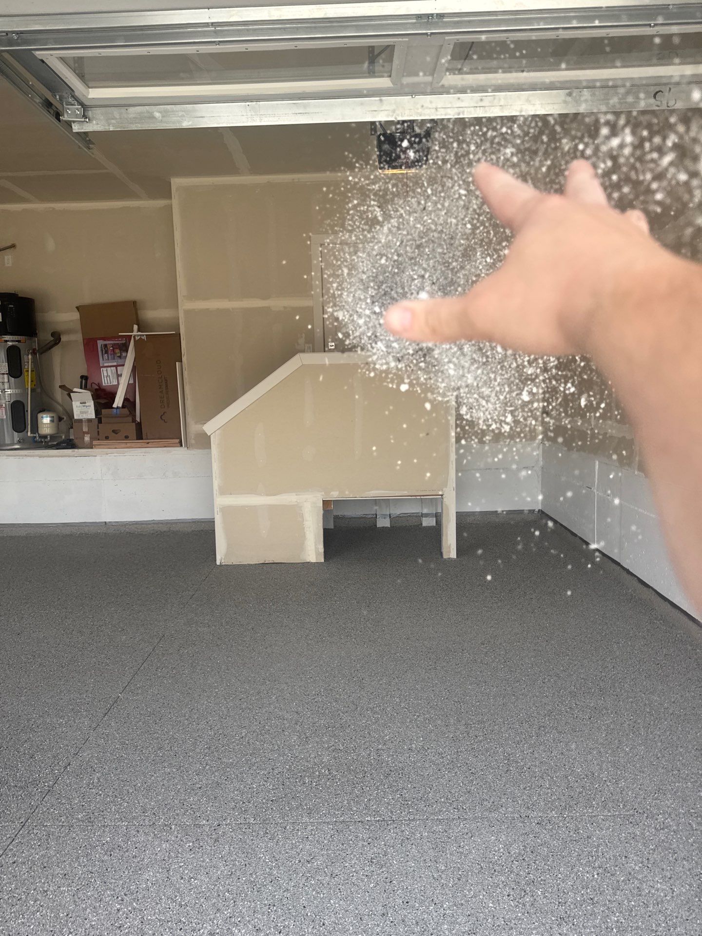 Shale Hybrid Polyurea Garage Floor Coating in Spokane Valley by Croc Coatings, LLC