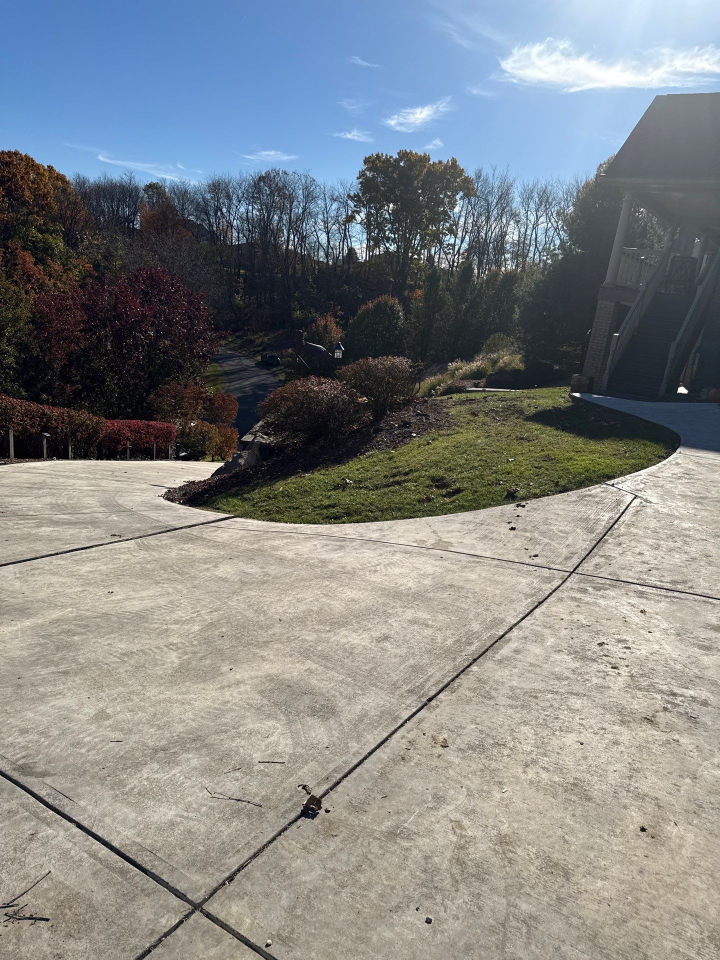 Steep Driveway Project in Sarver by Floors in a Day, Inc