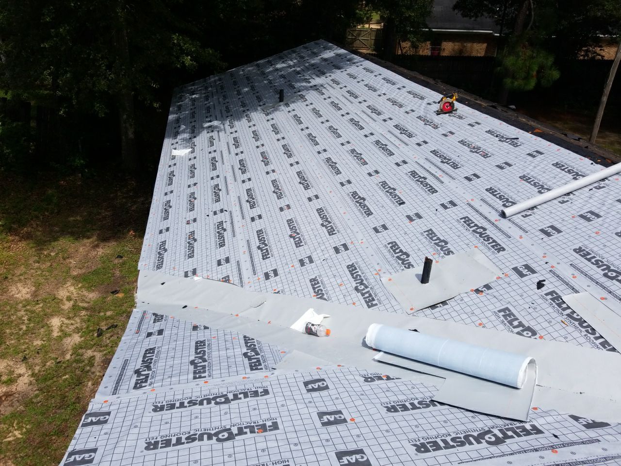Residential Roofing Installation using Roof Replacement by American Roofing & Construction LLC