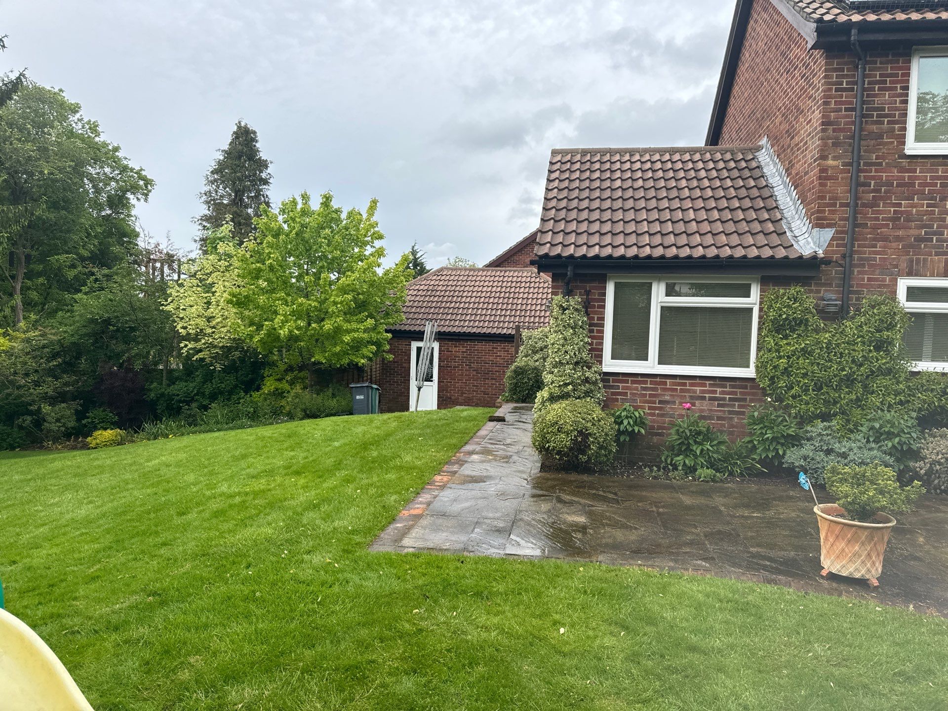 Roof Clean - Biocide Treatment using Honda 15lpm Low Pressure Washing Machine by Ges Exterior Cleaning ltd