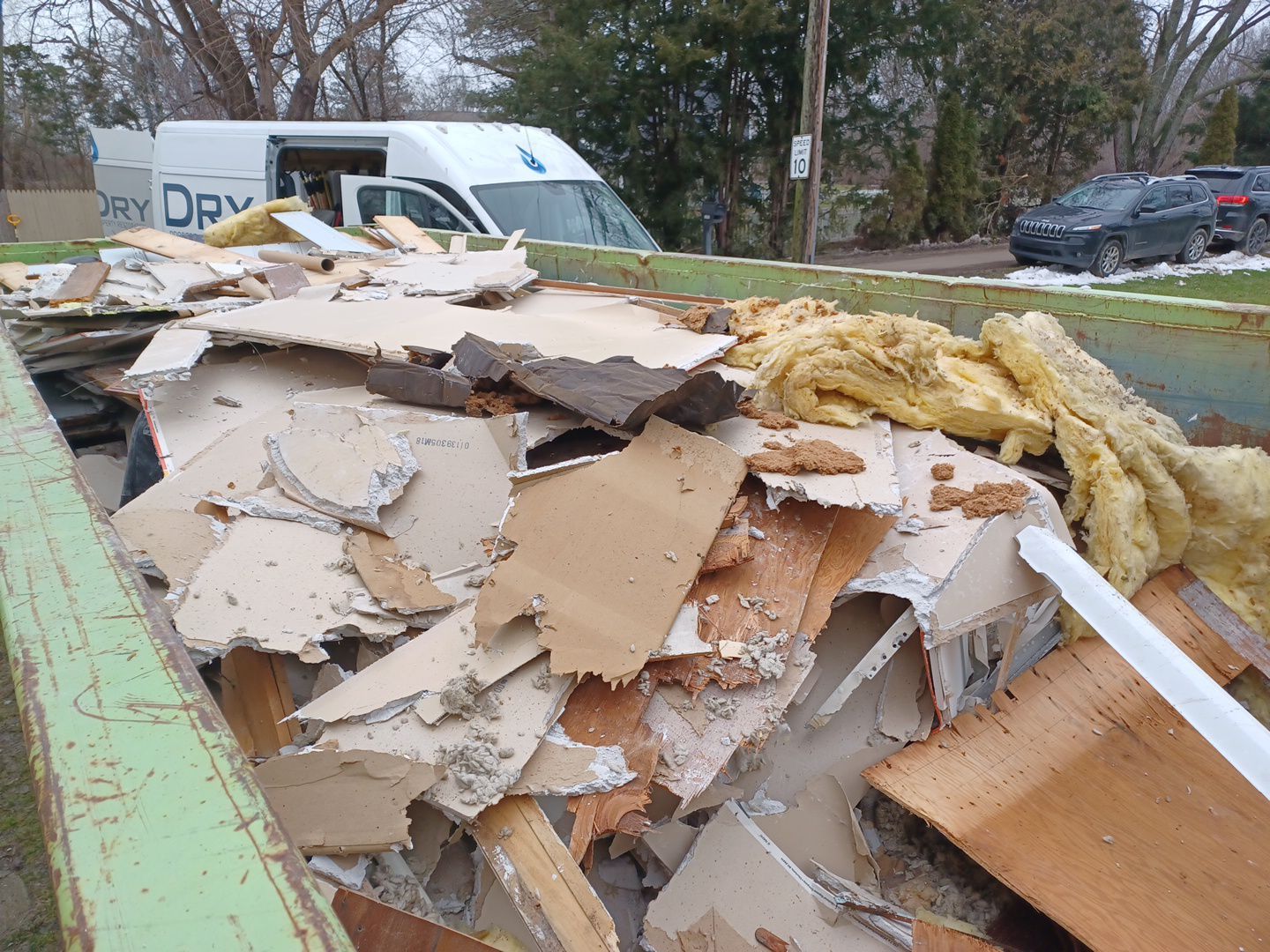 Project in Farmington Hills by EzDry Water Mitigation & Property Restoration