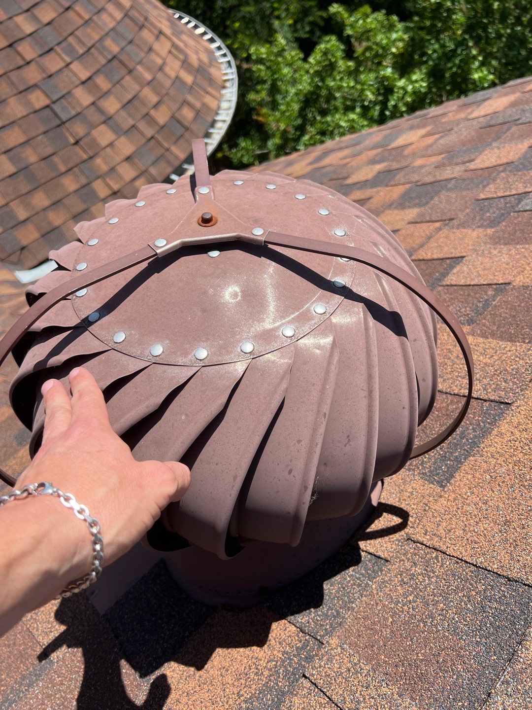 Residential Roofing Installation using Certainteed Landmark with custom Copper Turret by Becker Roofing and Exteriors