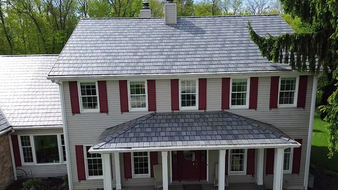 EDCO ArrowLine Slate Metal Shingles | Churubusco, Indiana by 4Ever Metal Roofing