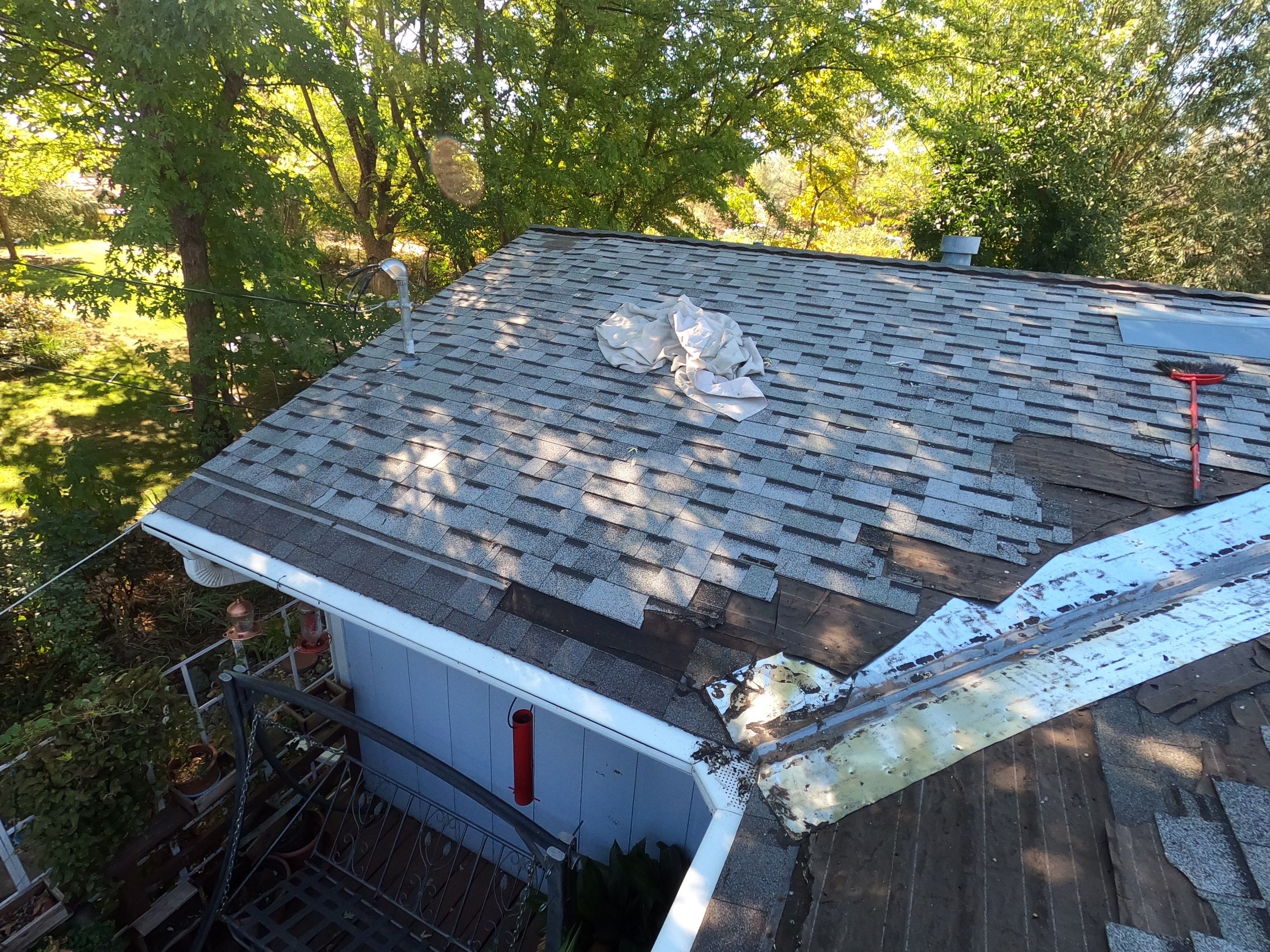 Residential Roofing Installation using Owens Corning Roofing Shingles by Byers Enterprises 