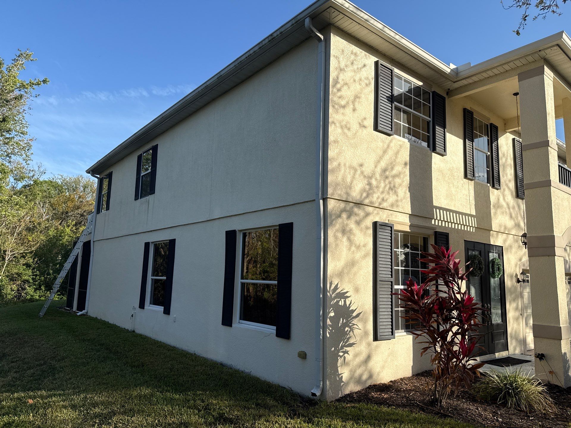 Barrington Ridge 2-Story House & Driveway Cleaning – Before & After Transformation! by Sunshine AquaWash