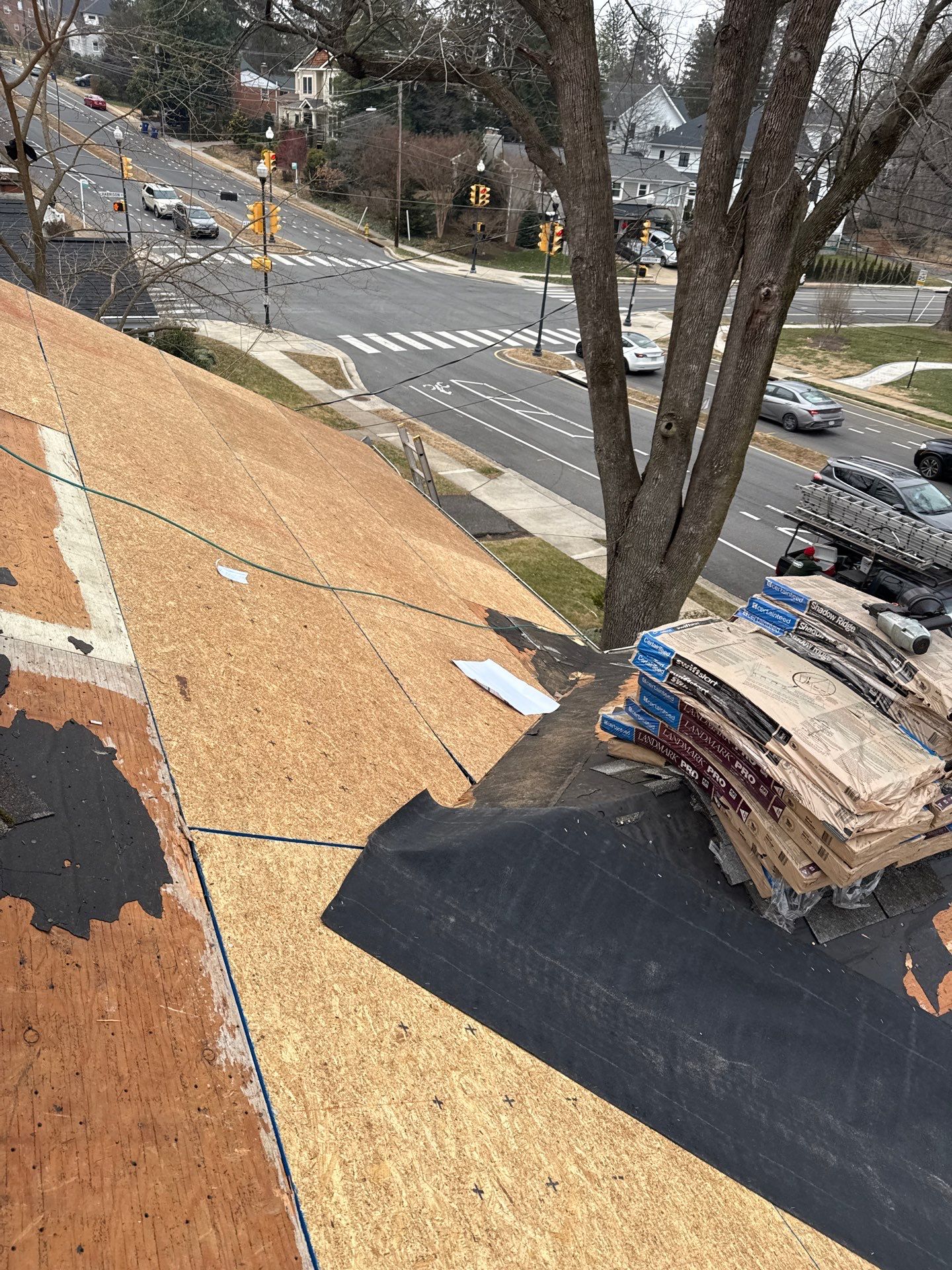 Arlington :Residential Roof Replacement with CertainTeed Landmark Pro in Max Def Red Oak  by RM Banning, Inc.