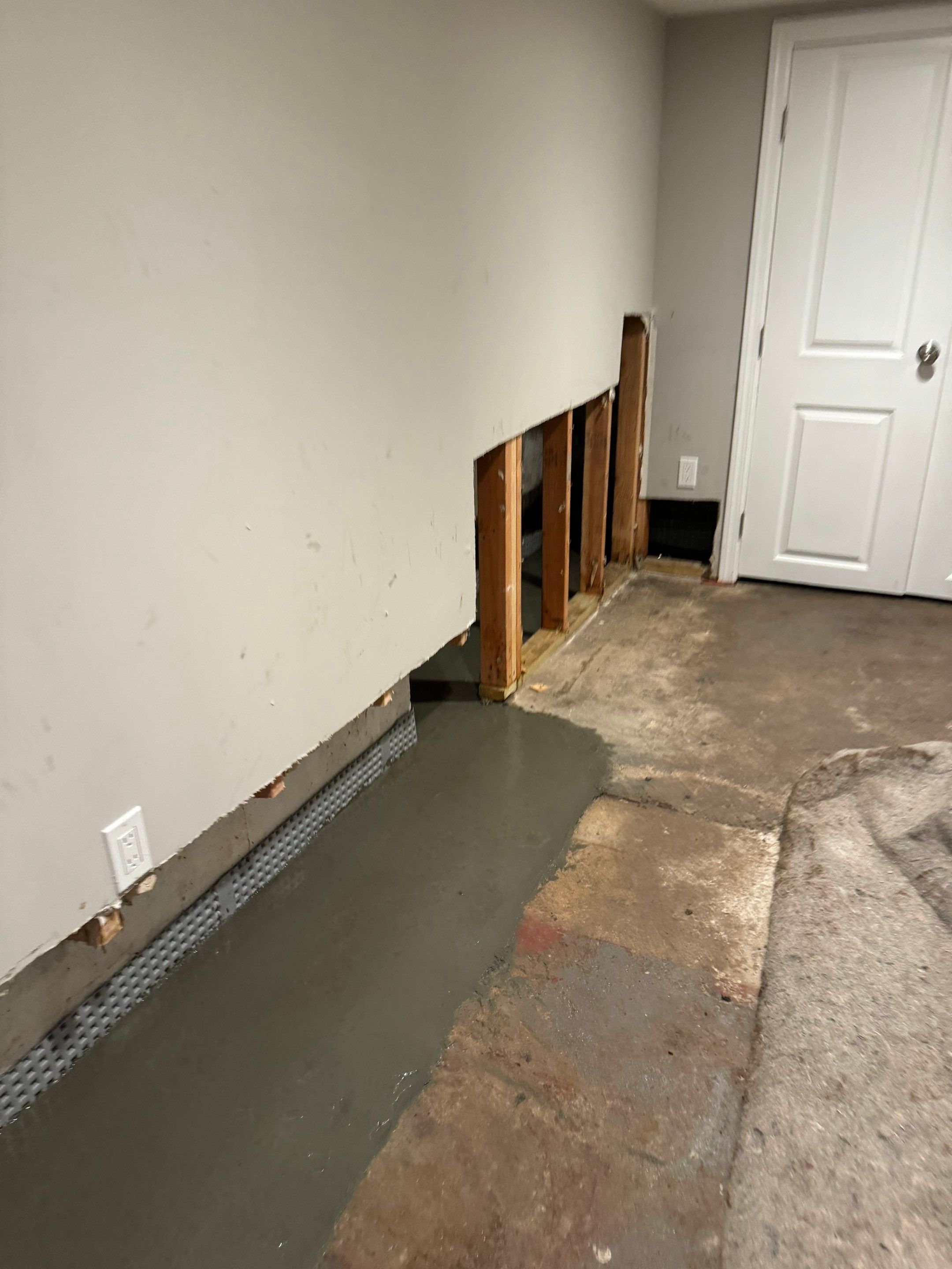 Interior French Drain Livingston NJ by Pure Service Pro, LLC 