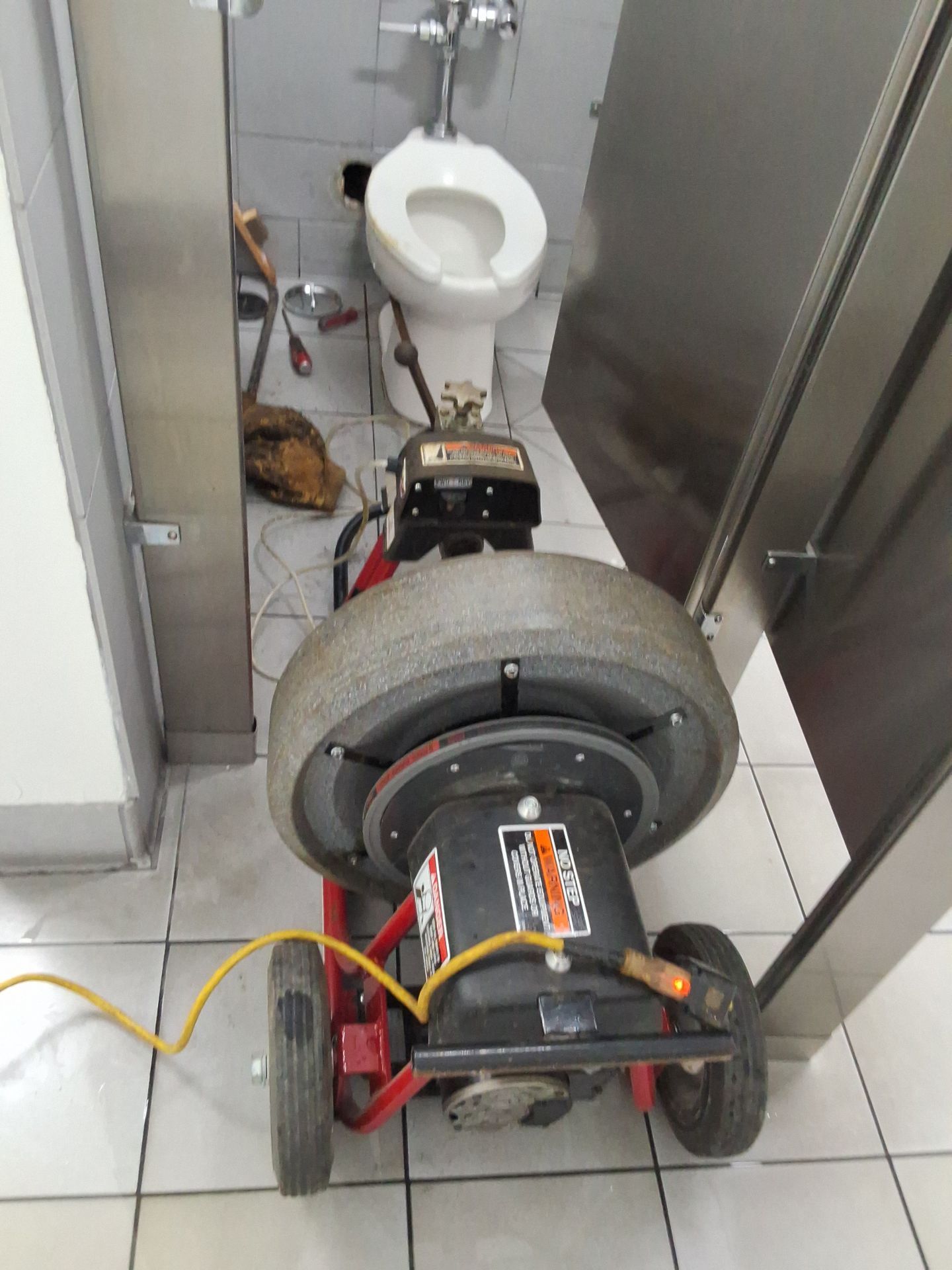Commercial Main Line Backup by P&M Plumbing Inc.
