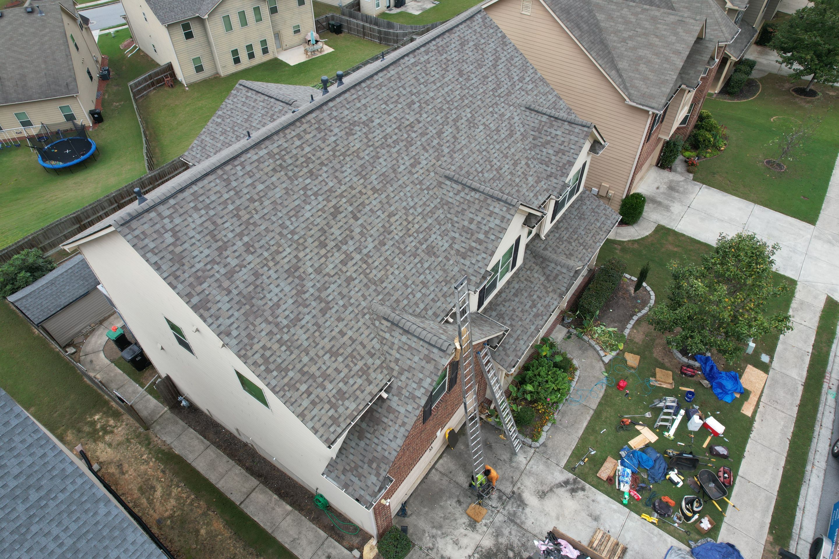 Residential Roofing Installation using Owens Corning by Inspector Roofing and Restoration