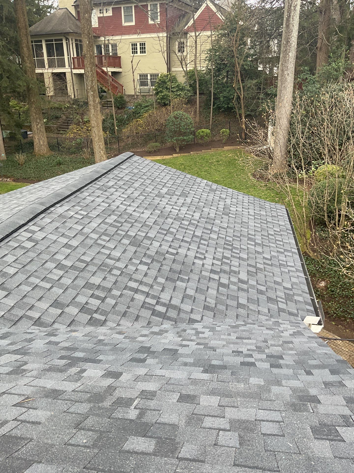 Arlington CertainTeed Landmark Pro Roof in Max Def Moire Black by RM Banning, Inc.