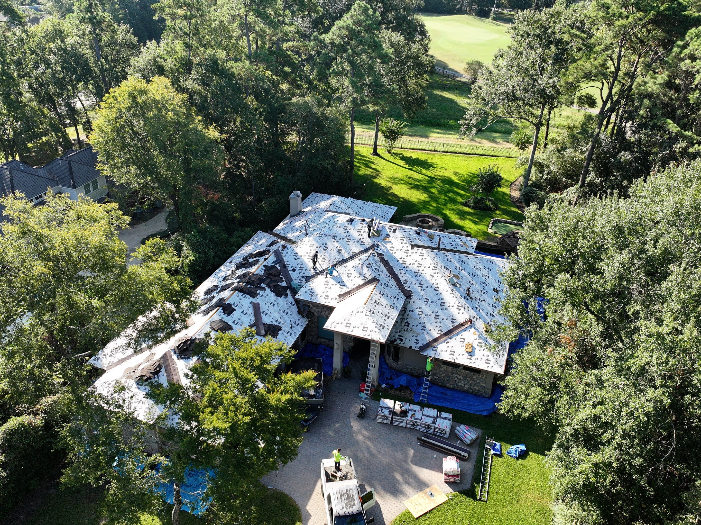 Residential Asphalt Shingle Roof Replacement in Spring, Texas by Abbott Roofing Company