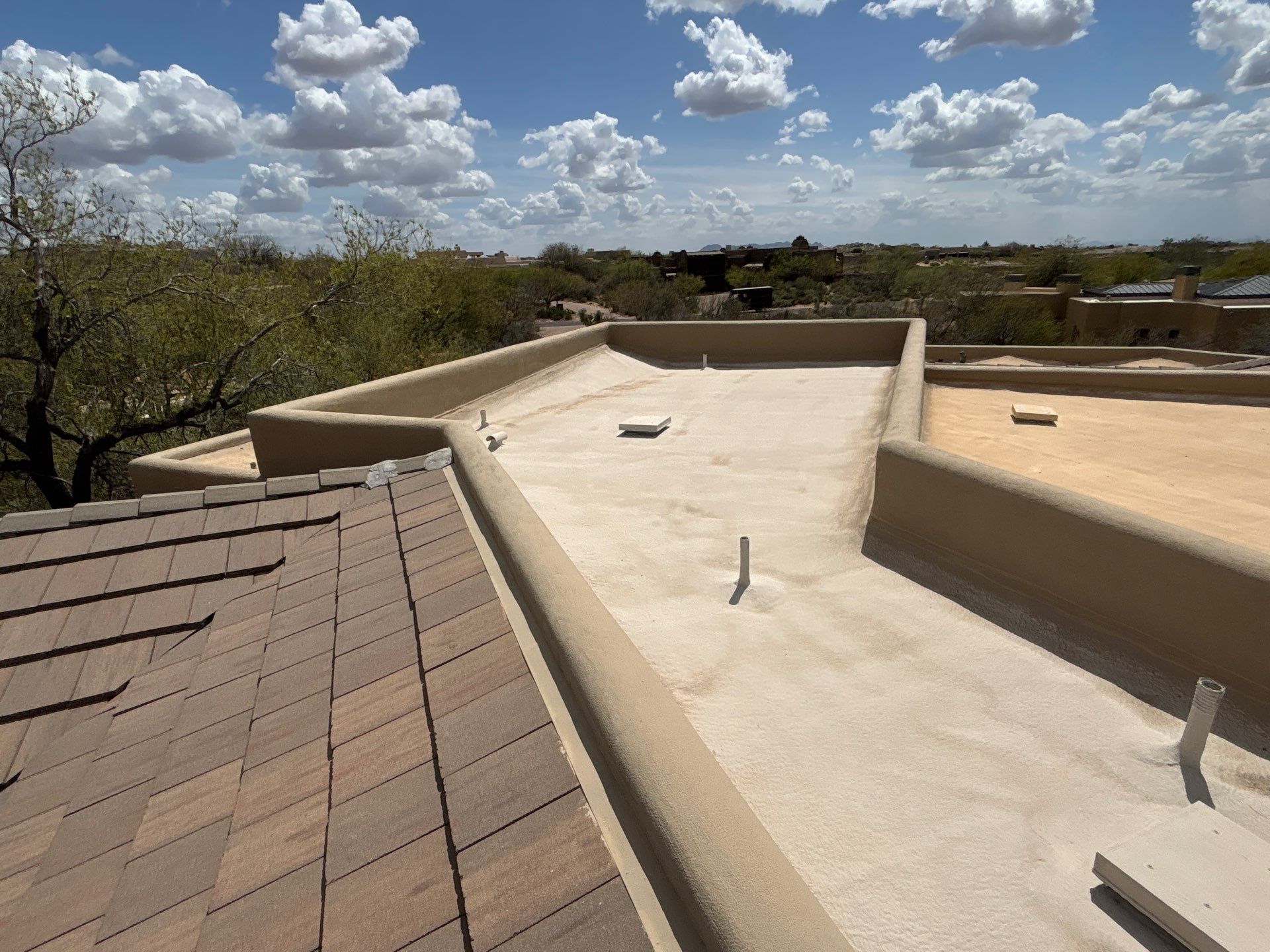 Residential Roofing Repair using Coating/Tile Roof underlayment by C&N Roofing INC
