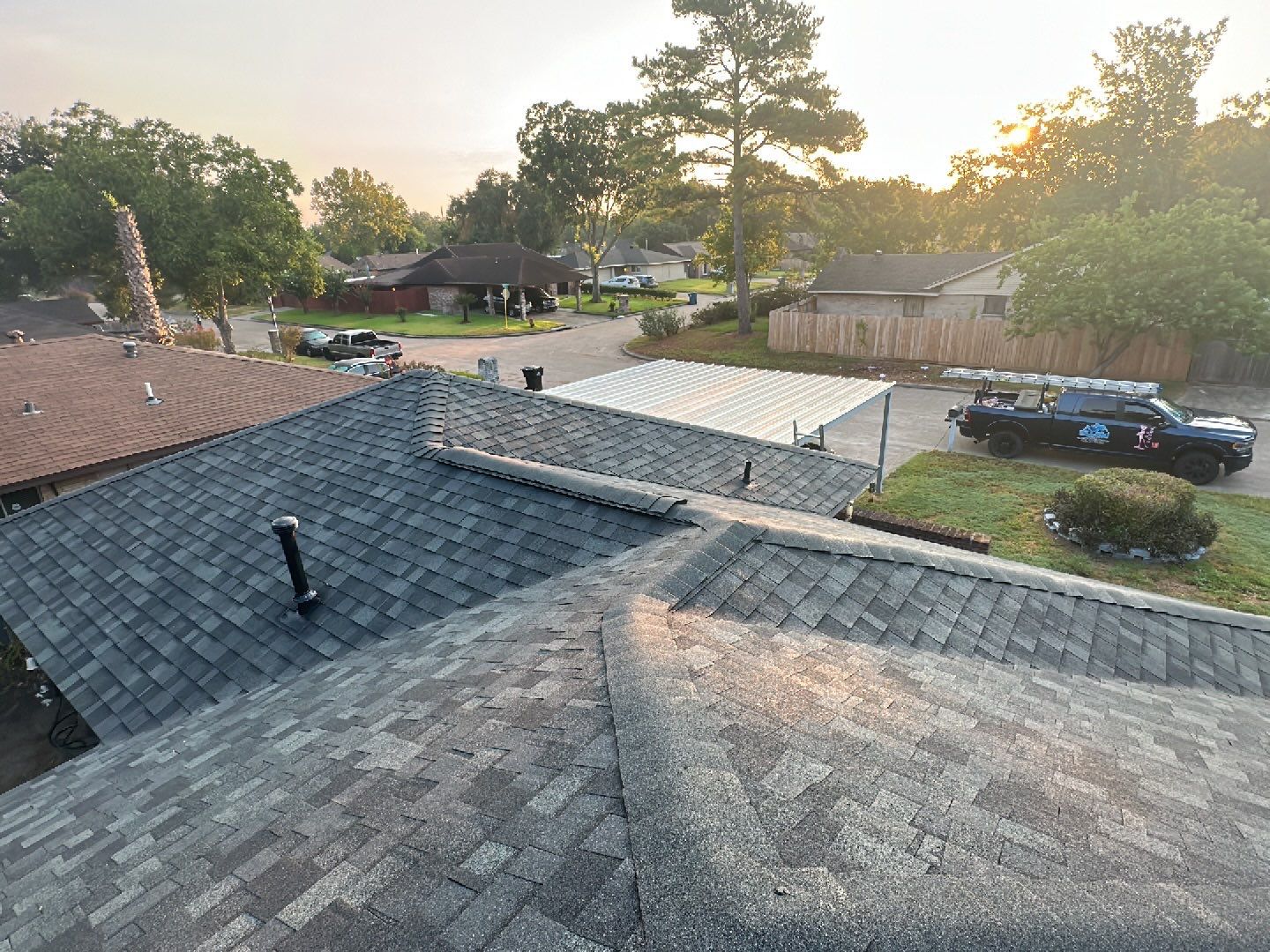 Residential Roofing Installation using Owen's Corning Duration (Lifetime) Shingles by Roof Repair Company