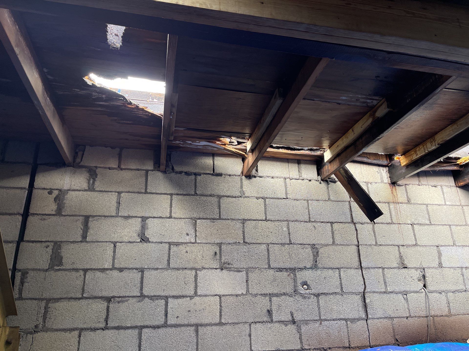 truses repair and new deking  by Xtreme interior company LLC