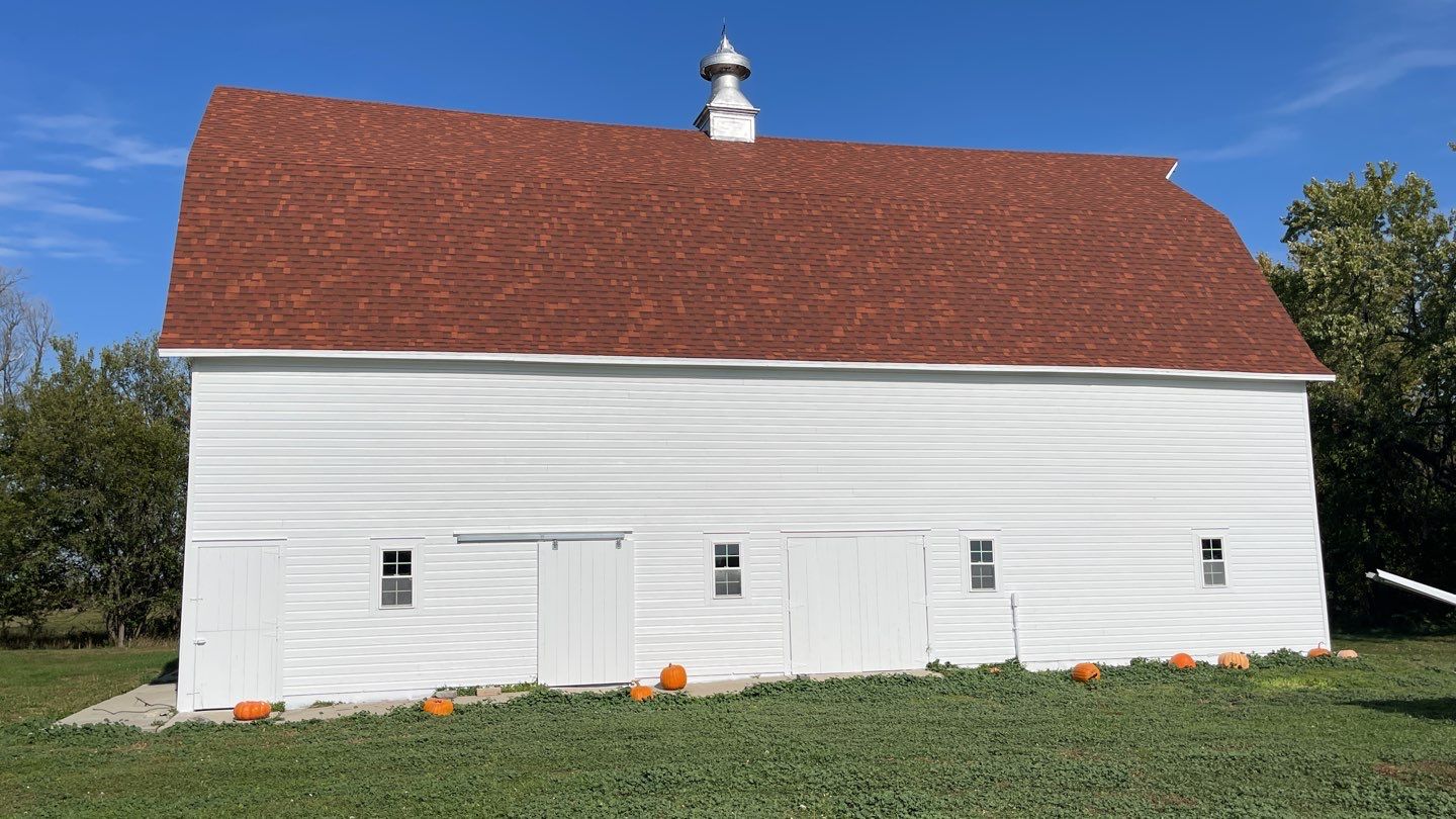 Barn Reroof using Owens Corning Duration Terra Cotta by Lightning Exteriors