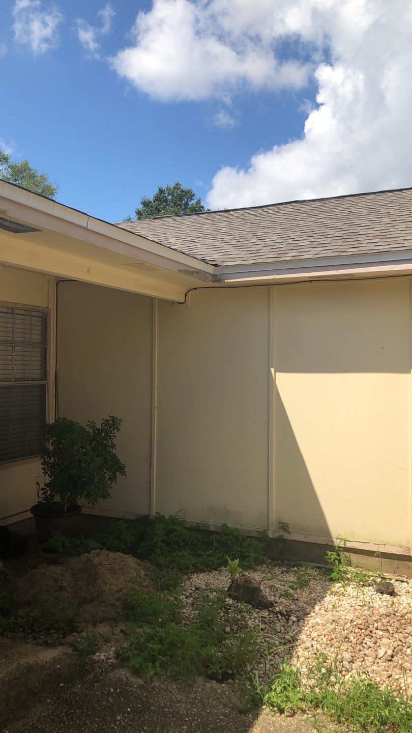 Gutter Installation using K-Style Seamless Gutters by Gutter Professors