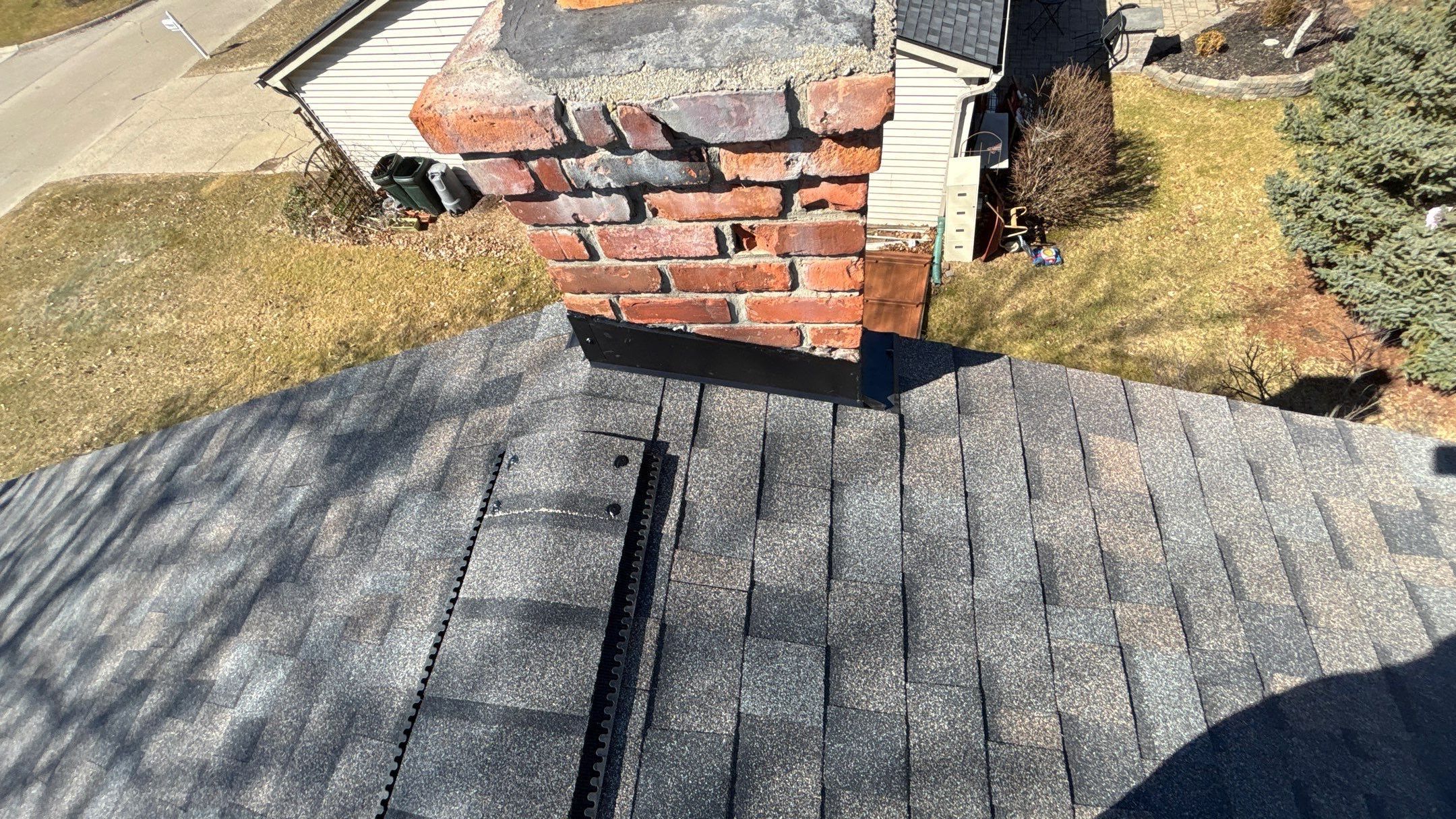 Siding Replacement using Alside Charcoal Smoke and Roof Replacement using Owens Corning Peppercorn by 180 Contractors