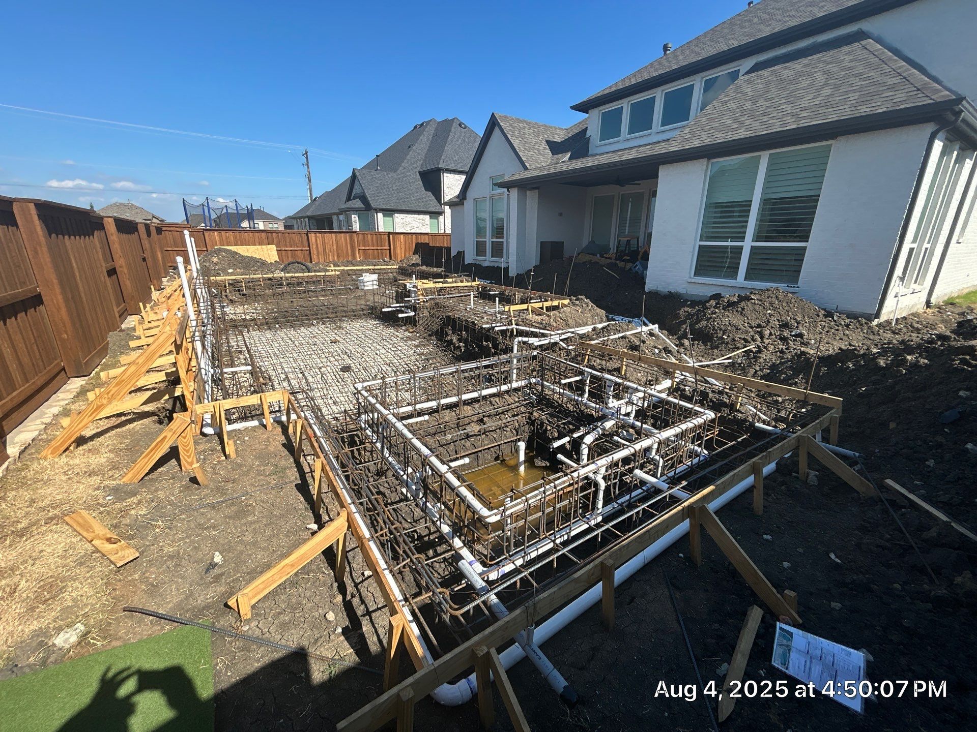 Jumbo Pool, Spa, and Sunken BBQ and Fire Pit by Pinnacle Pools and Spas - DFW