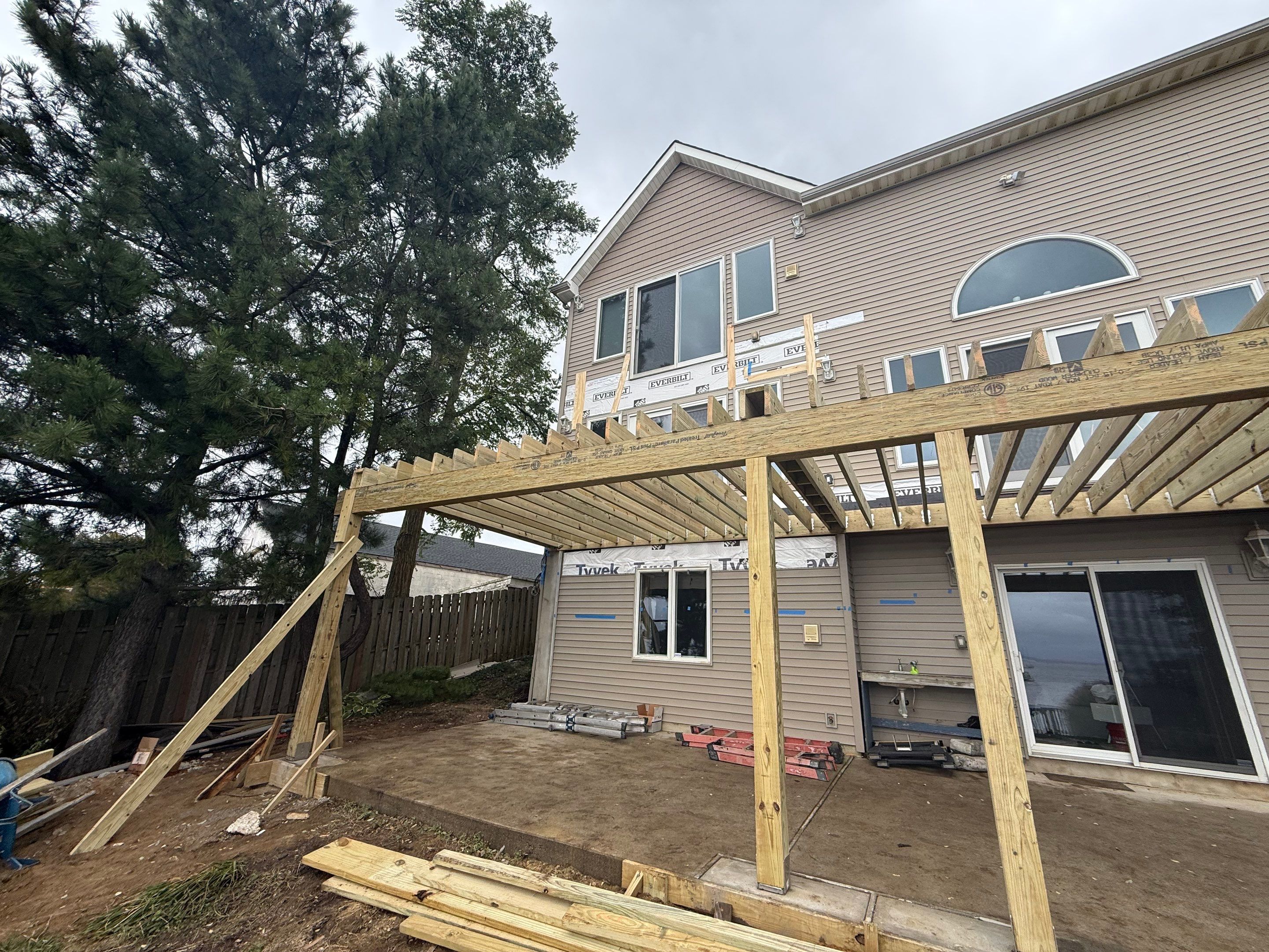 Waterfront deck In Keyport  by deck guardian
