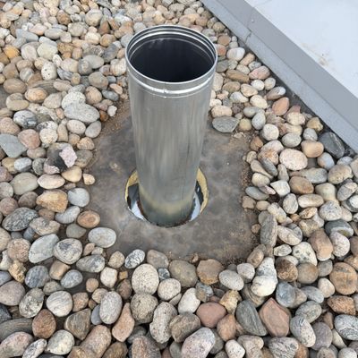 Bentley Denver Commercial Roofing Repair and HVAC Curb Flashing in Lone Tree CO
