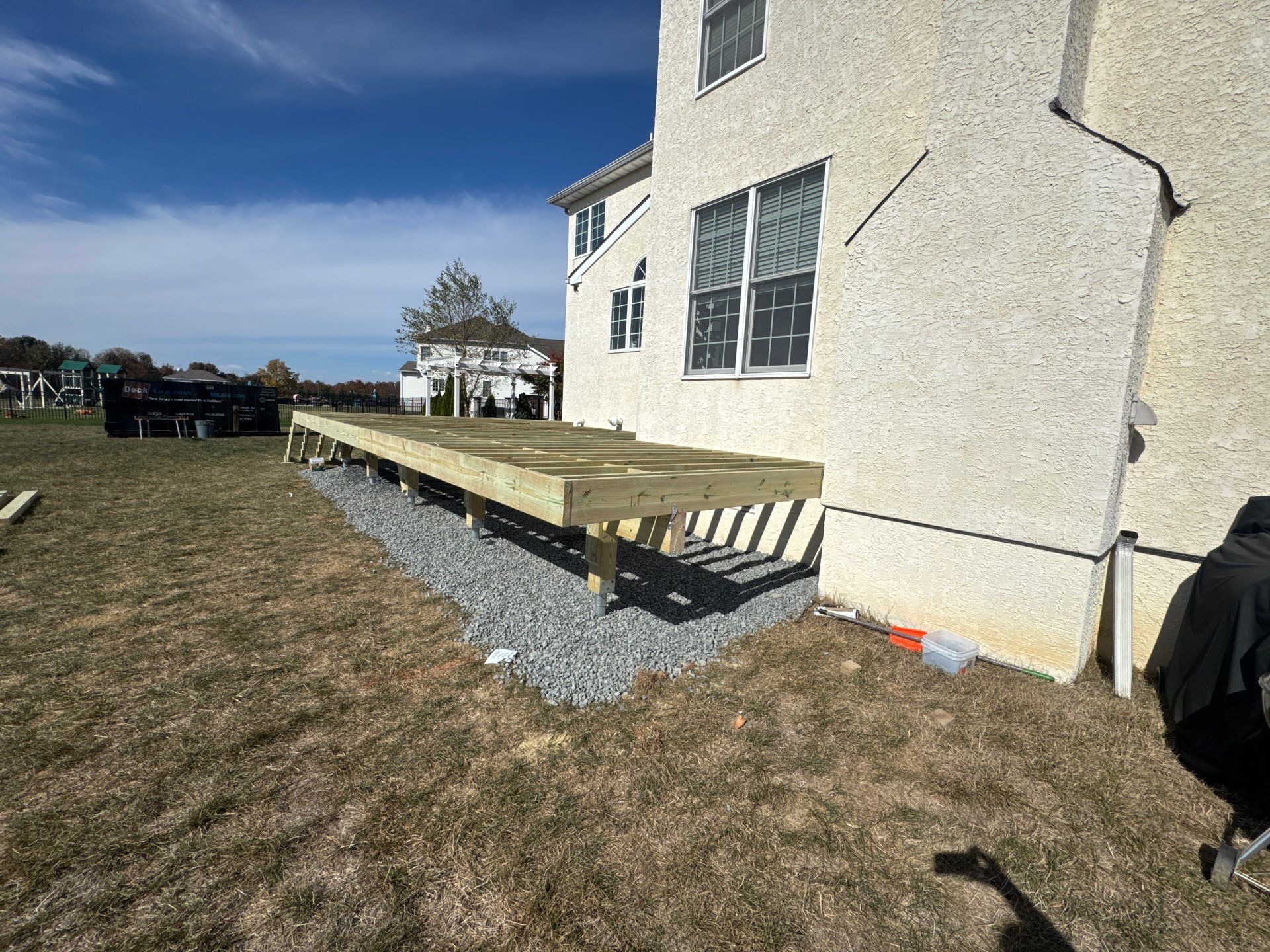 New Deck using Deckorators Venture - Color Saltwater by deck guardian