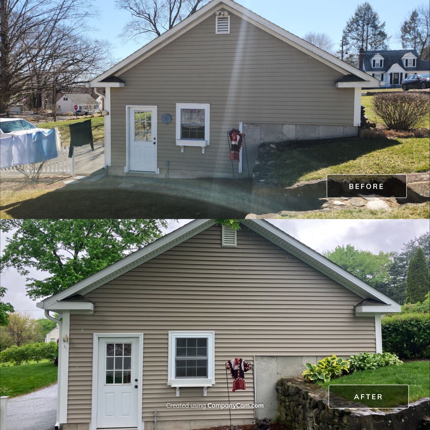 Siding Rejuvenation with Cert. Monogram D/4 x 25' Clapboard Natural Clay by DiGiorgi Roofing and Siding Inc