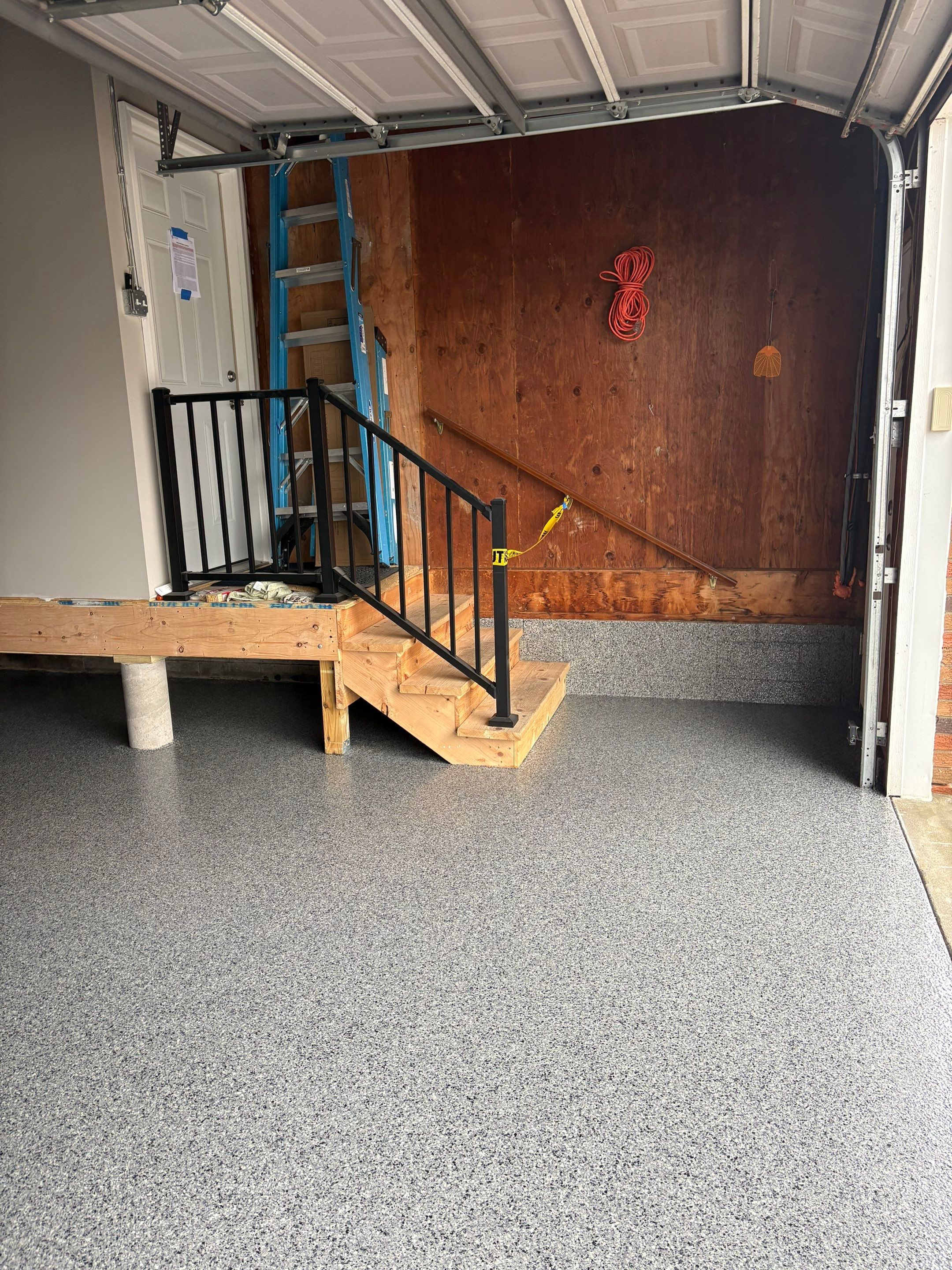 Nightfall Coating in Three Rivers, MI! by Innovative Spaces / Innovative Concrete Coatings