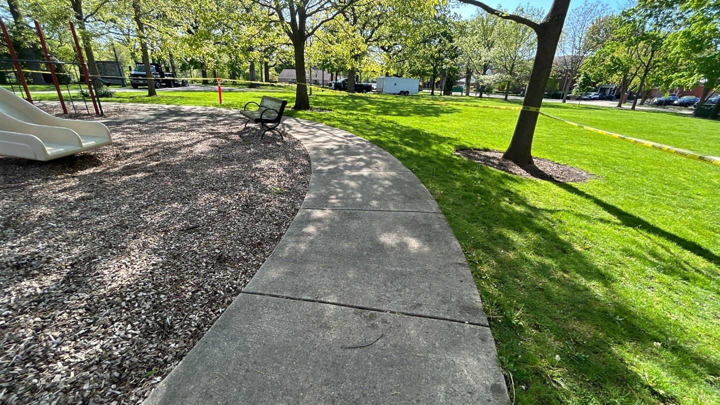 Playground cleaning by Northern Power Washing LLC.