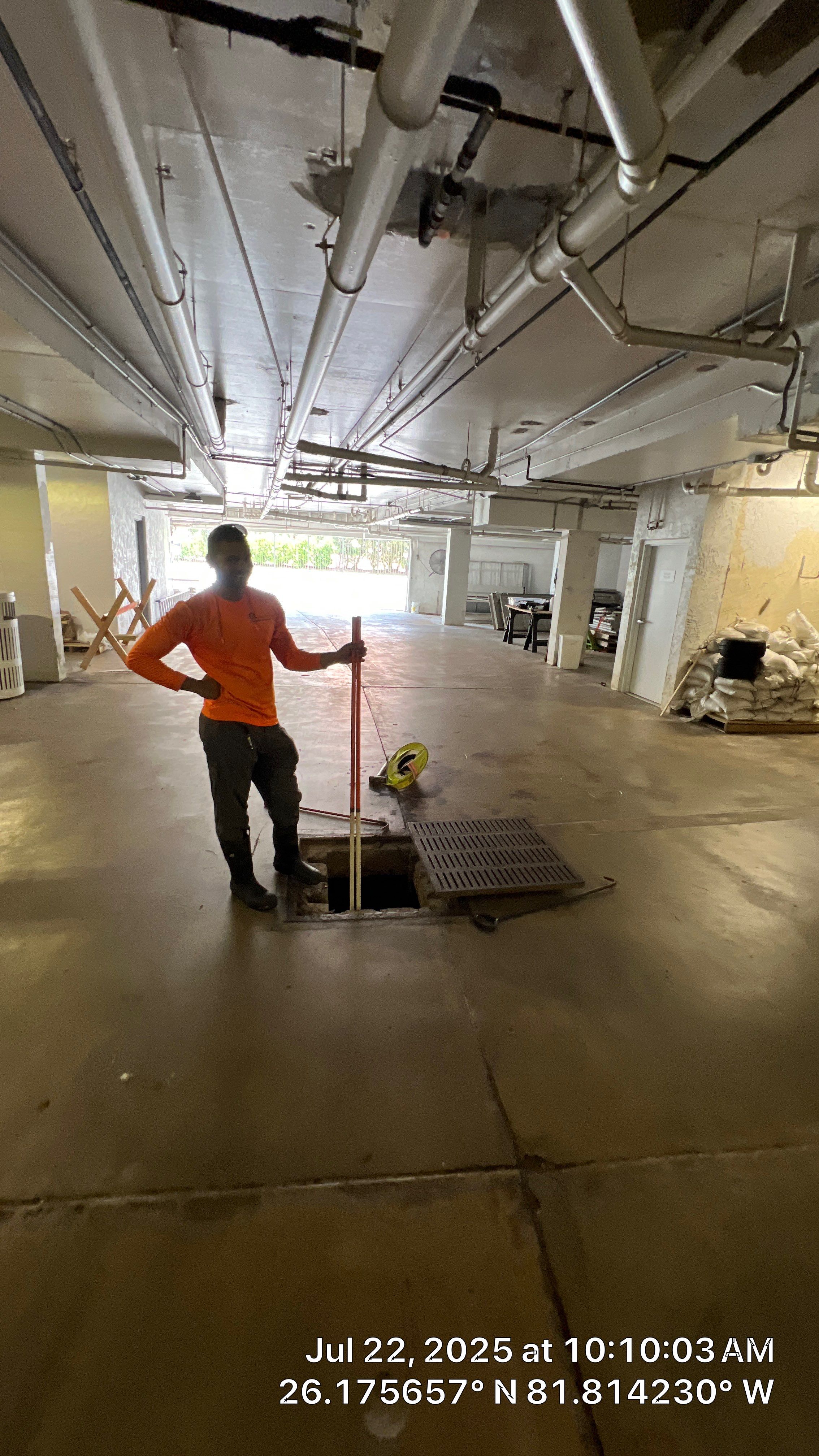 Naples Condo Complex Stormwater System Maintenance and Hurricane Cleanup by APS Power & Water