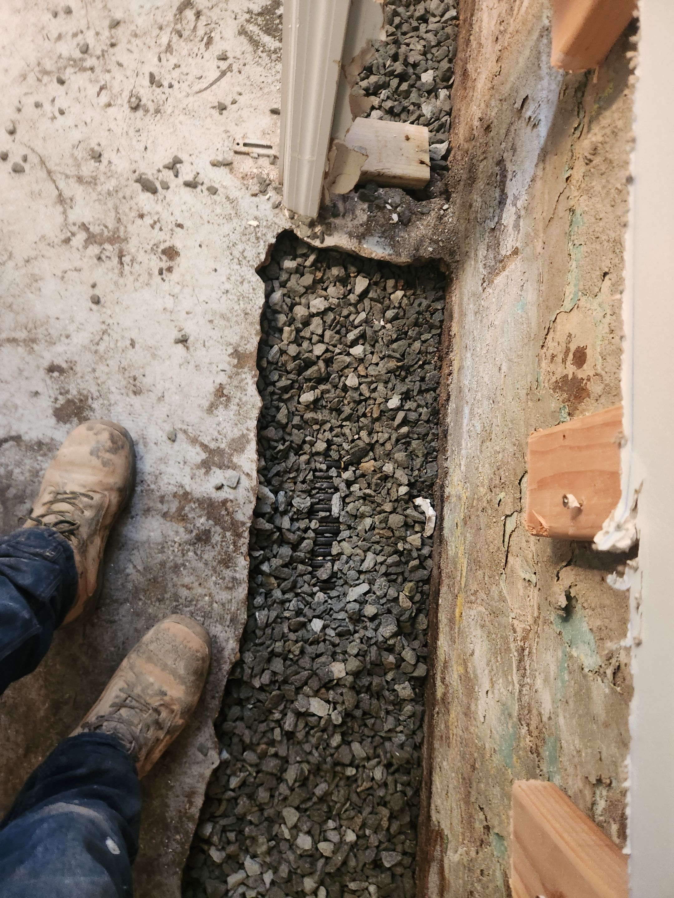 Interior French Drain West Orange NJ by Pure Service Pro, LLC 