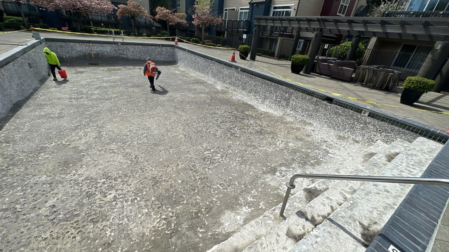 Pool Remodel  by Leftcoast General Construction, llc