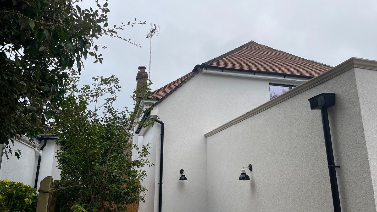 Roof Cleaning and Biocide Treatment using Honda 15lpm Low Pressure Washing Machine by Ges Exterior Cleaning ltd