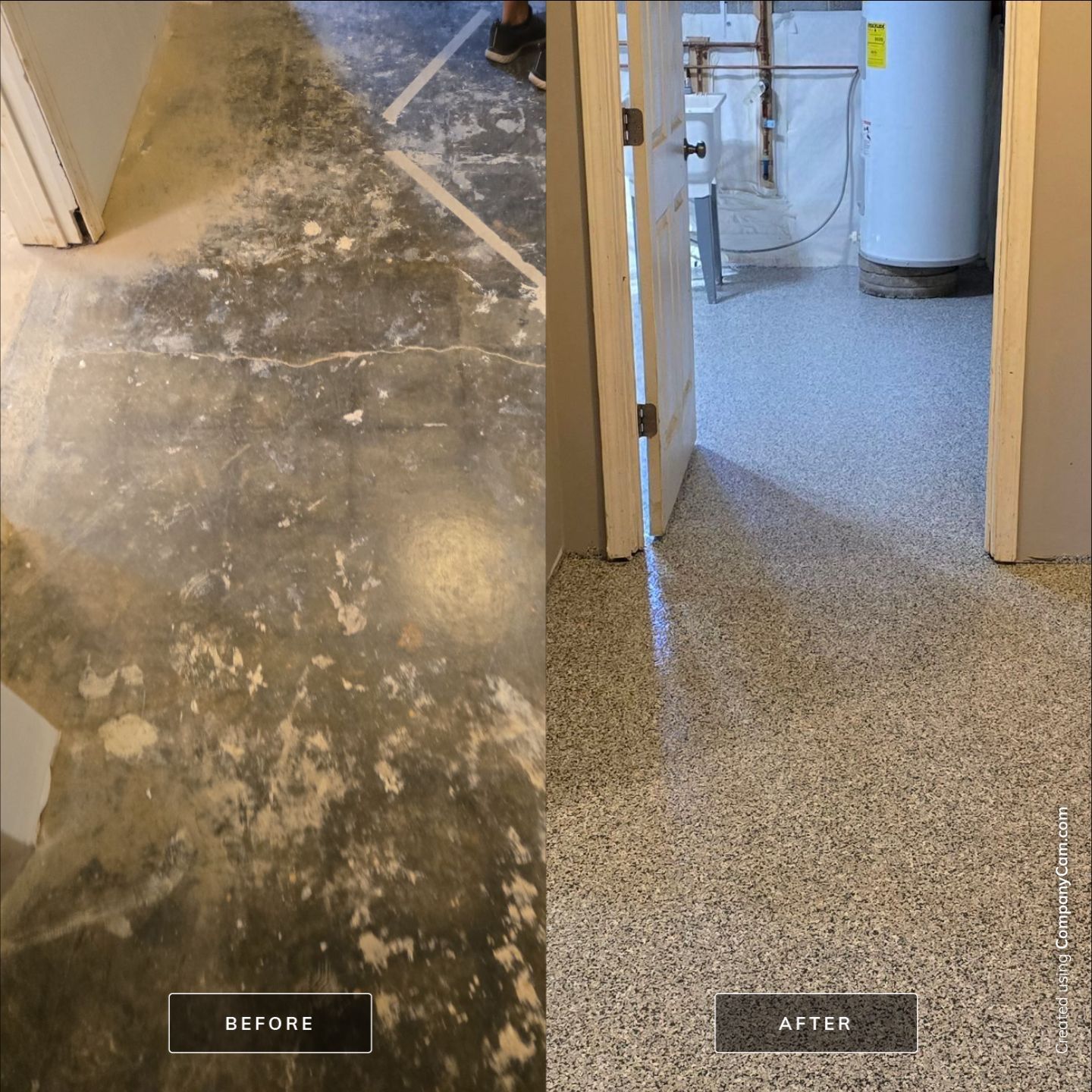 Basement using Gravel by Elite Floor Solutions