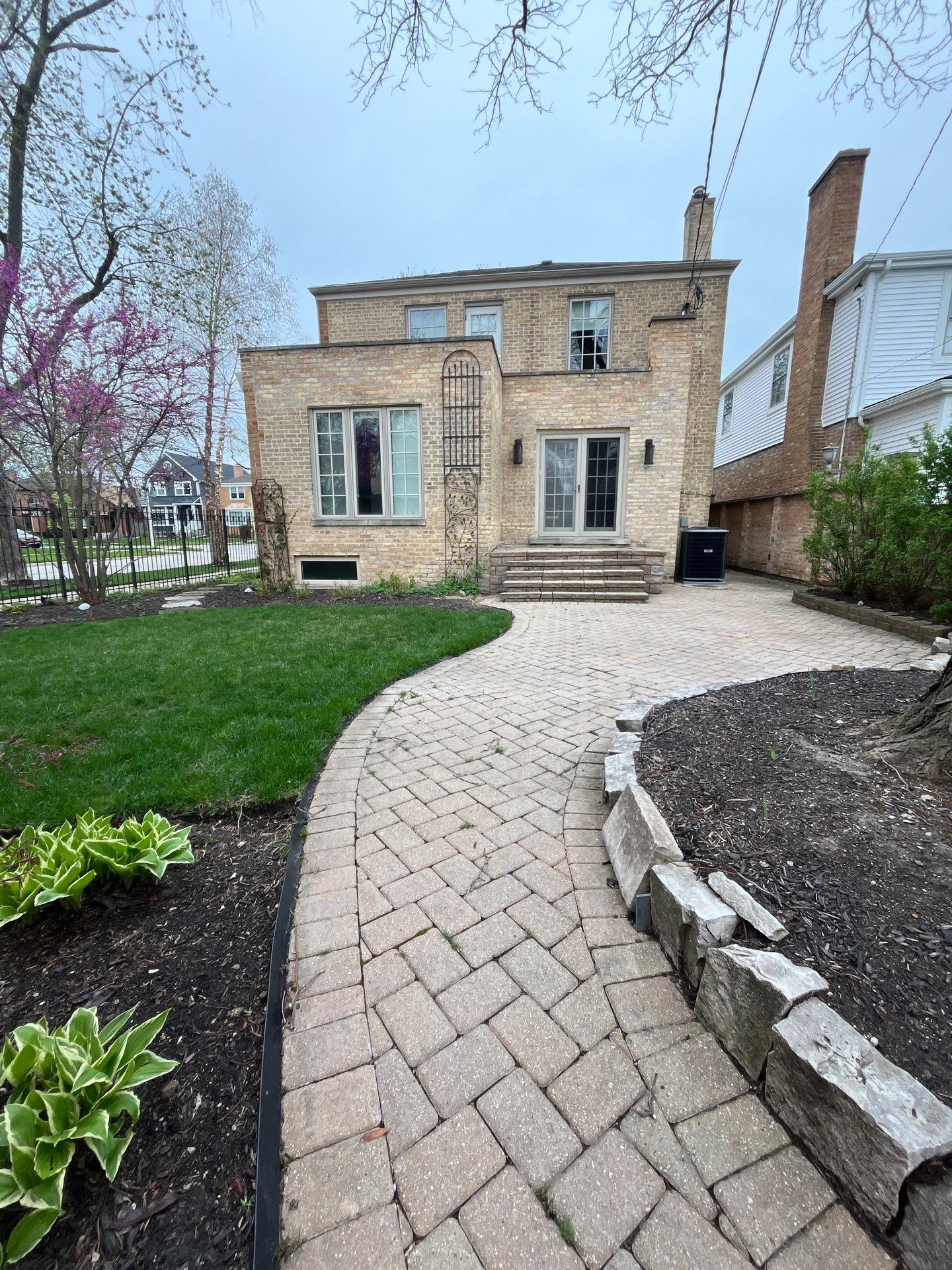 Brick repair, CSS, and stone cleaning by Northern Power Washing LLC.