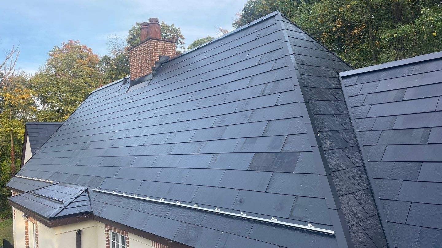 Tesla Solar Roof near Hershey, PA by American Home Contractors