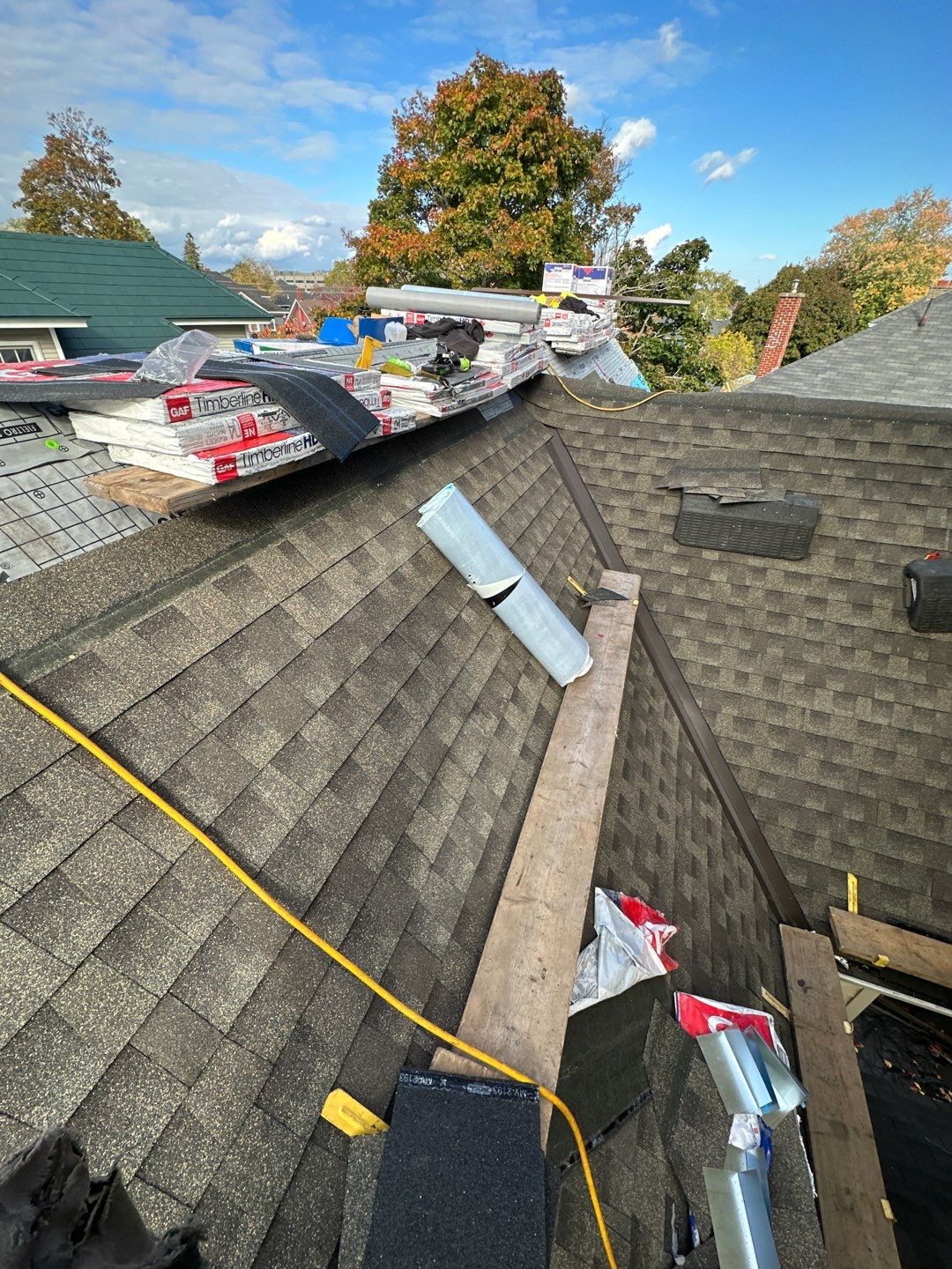 Residential Roofing Installation using Asphalt GAF HDZ by Artisan Roofing & Home Improvements Inc.