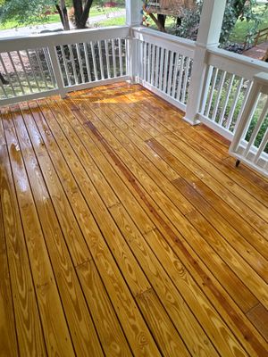 Deck using Wood Sealant