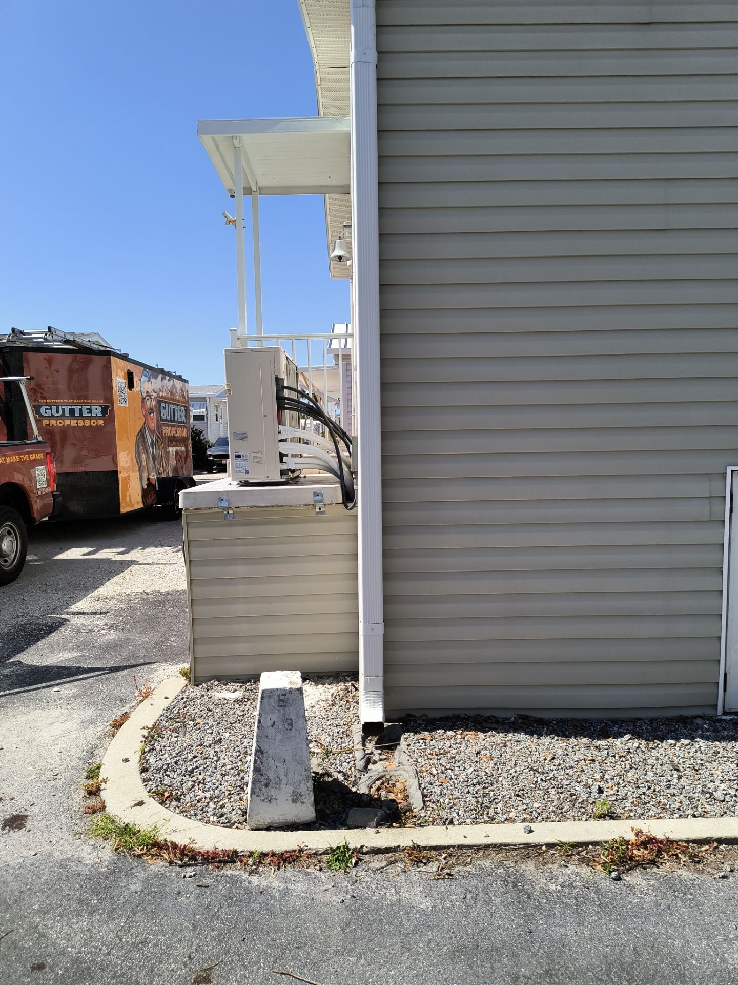 White K-Style Gutters for Beach Homes in Longboat Key FL by Gutter Professors