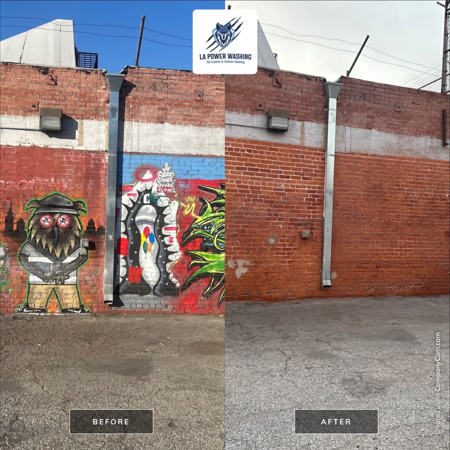 Graffiti Removal by La Power Washing Inc