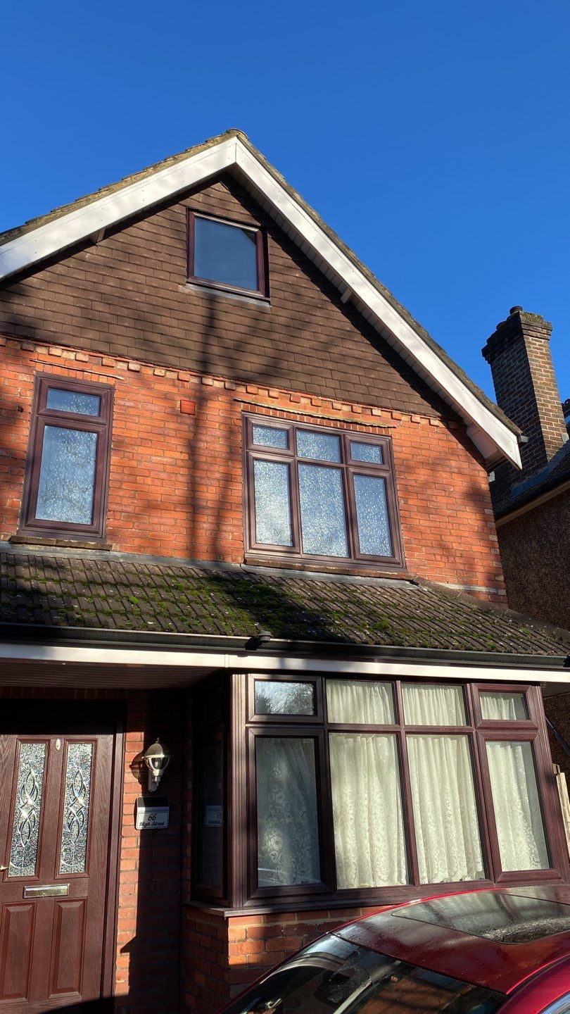 Roof Clean using Spider Lift by Ges Exterior Cleaning ltd
