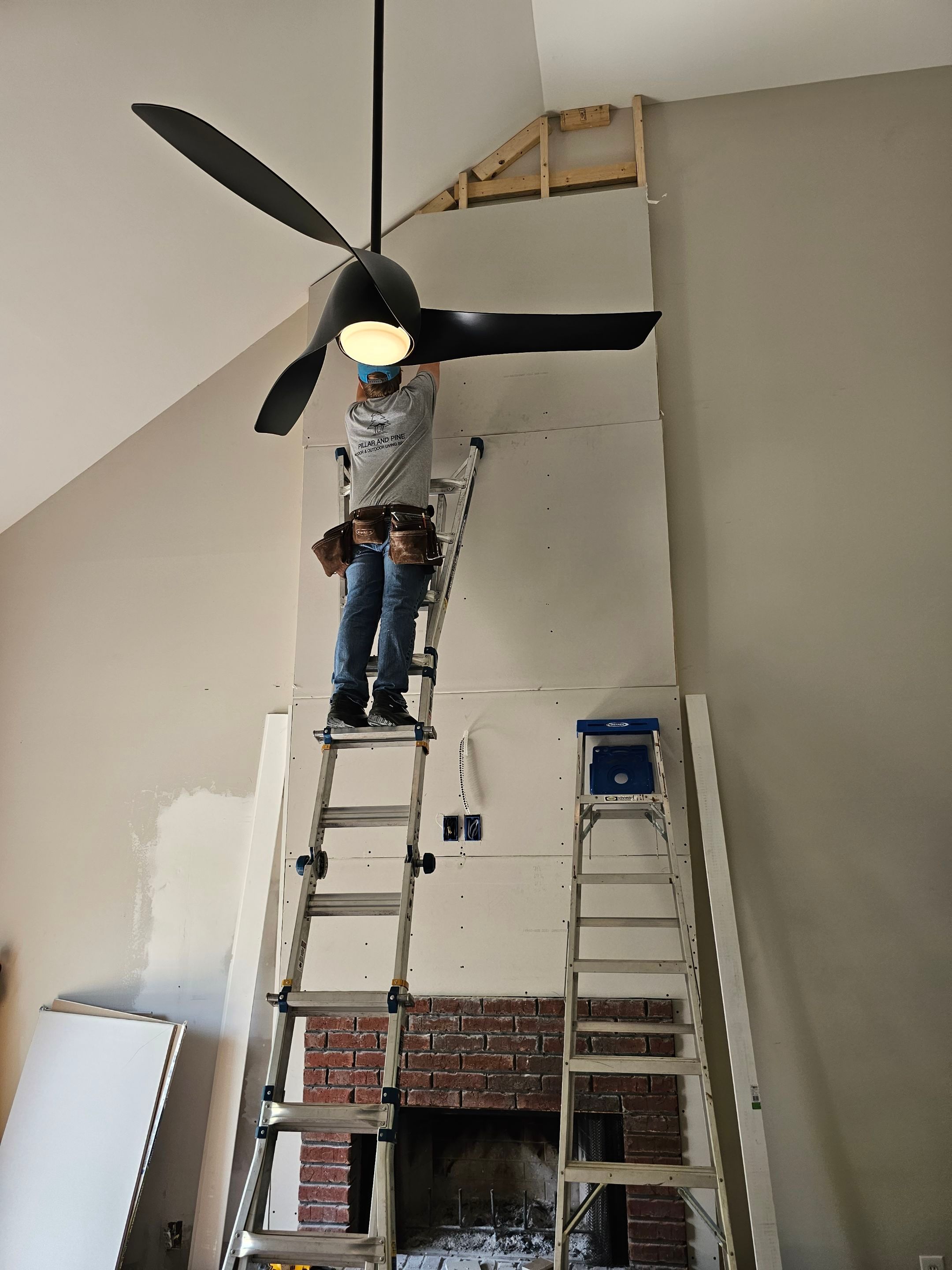 Ridgeway Parc - Chimney Buildout by Pillar and Pine