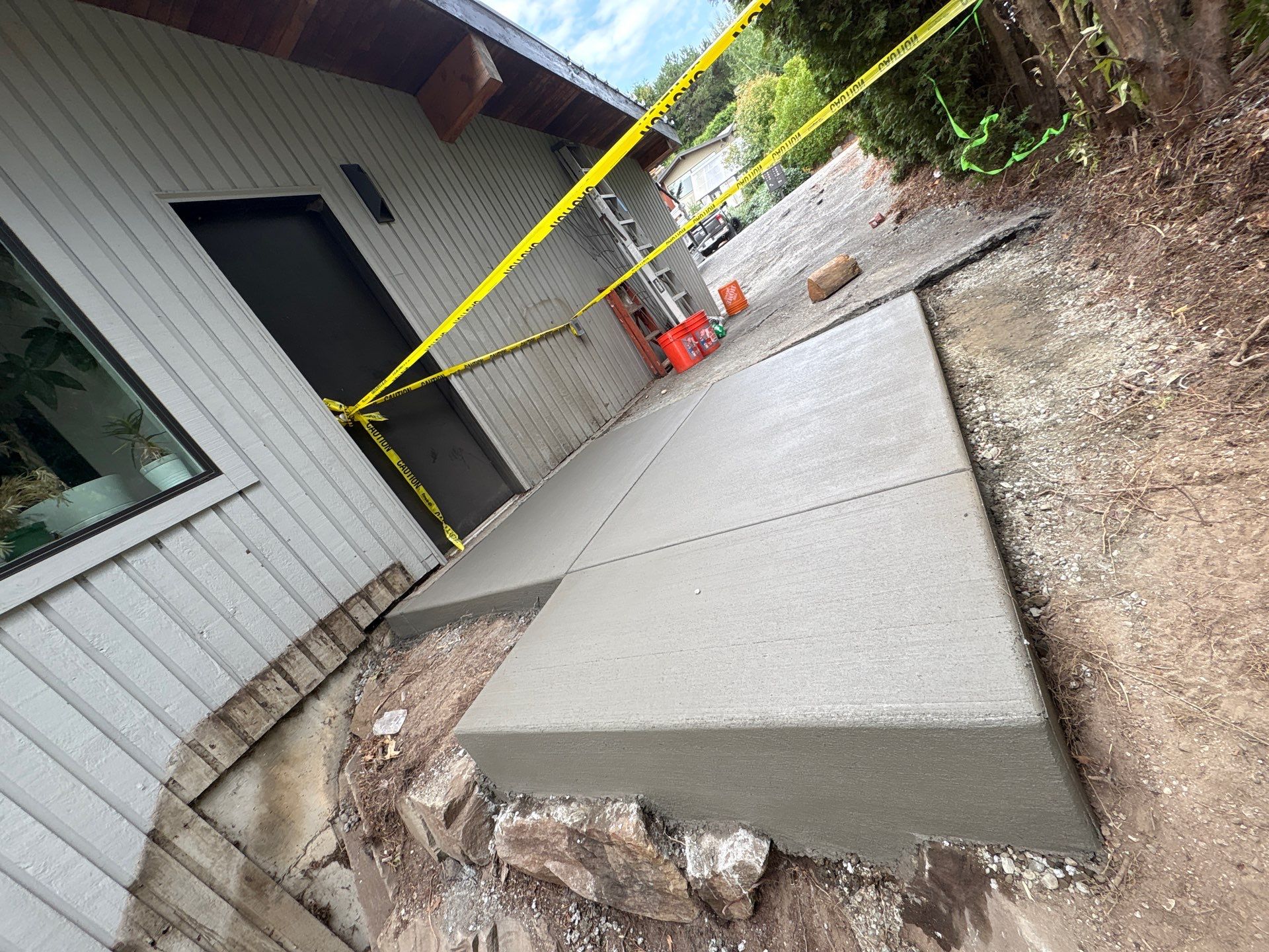 Backyard Concrete Patch Repair | Seattle  by Jireh Asphalt & Concrete Inc 