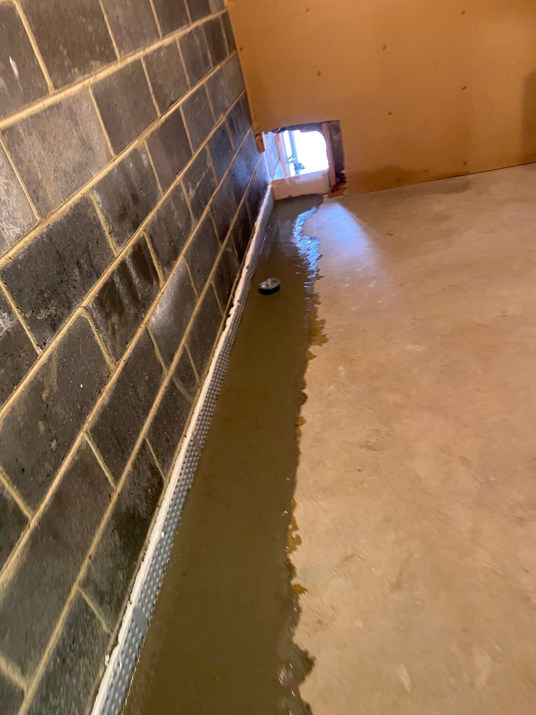 Interior French Drain in Bernardsville NJ by Pure Service Pro, LLC 