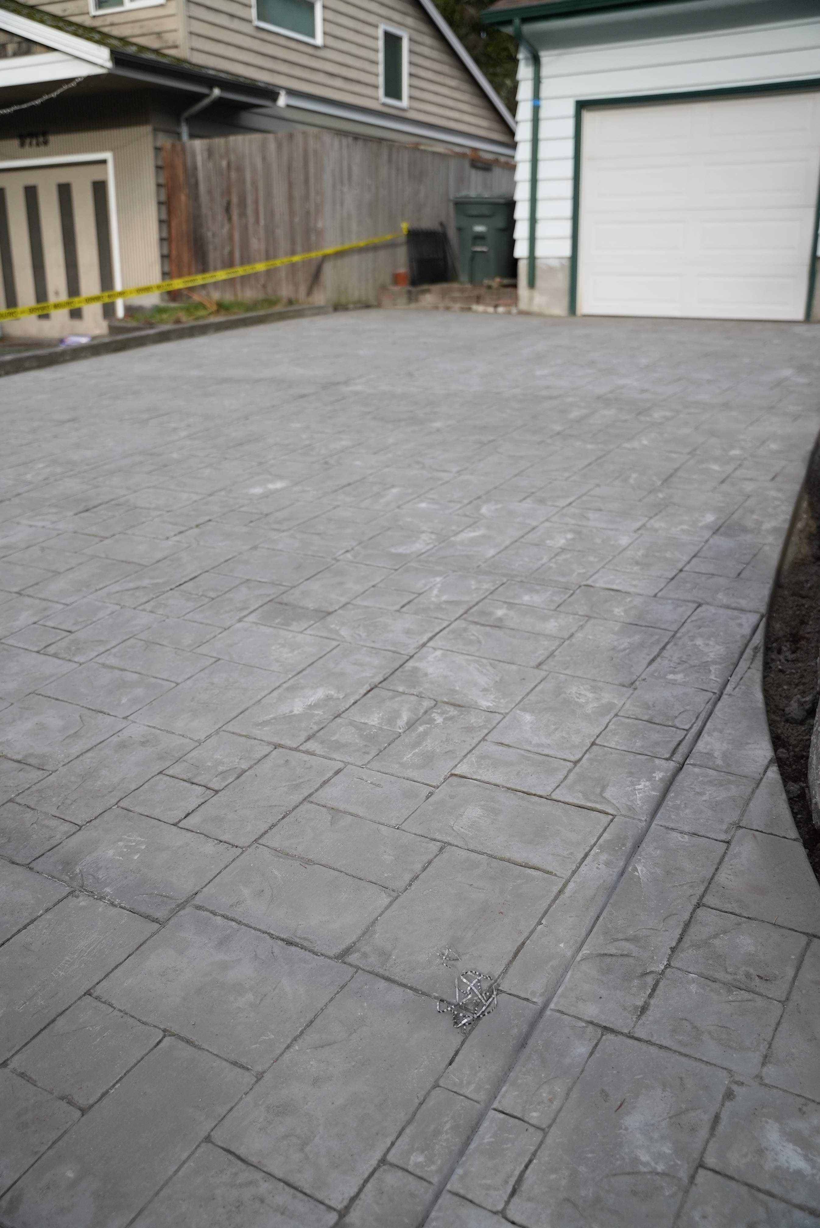 Stamped Concrete Patio and Driveway | Edmonds  by Jireh Asphalt & Concrete Inc 