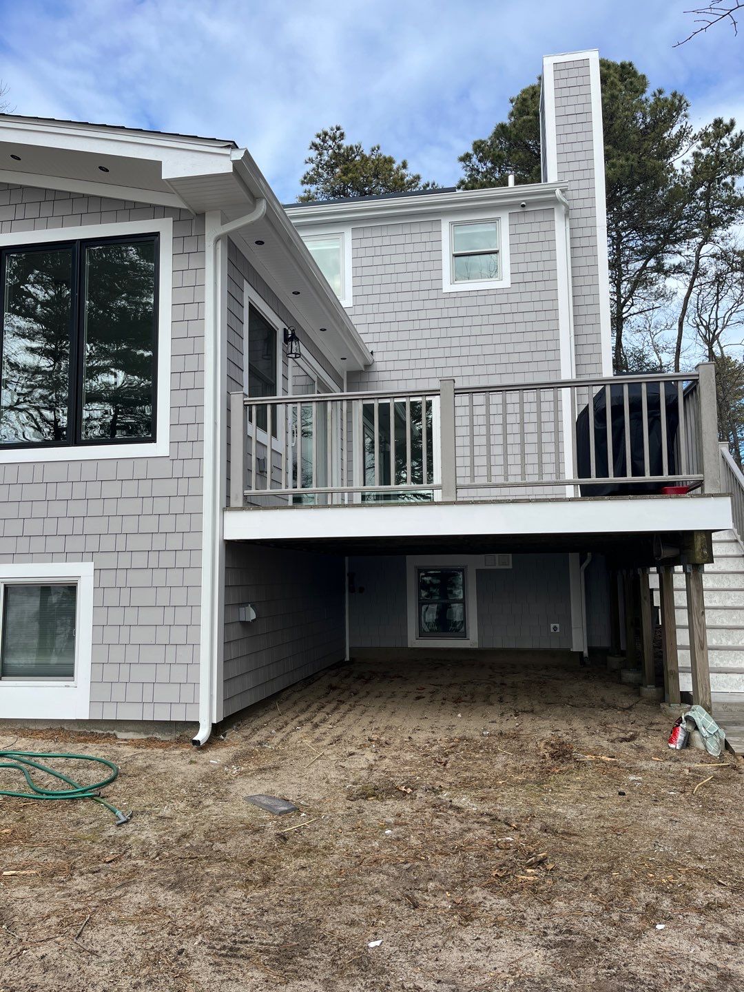 Gutter Installation using 5" K-Style Aluminum Gutter in Plymouth, MA by Gutter Pro Enterprises